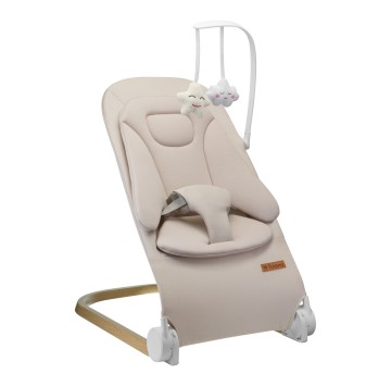 Beige Schaukelstuhl Tulano...