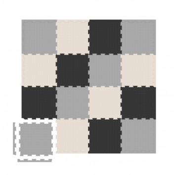 Puzzle-Schaumstoffmatte 16tlg. TULANO Gioco 16