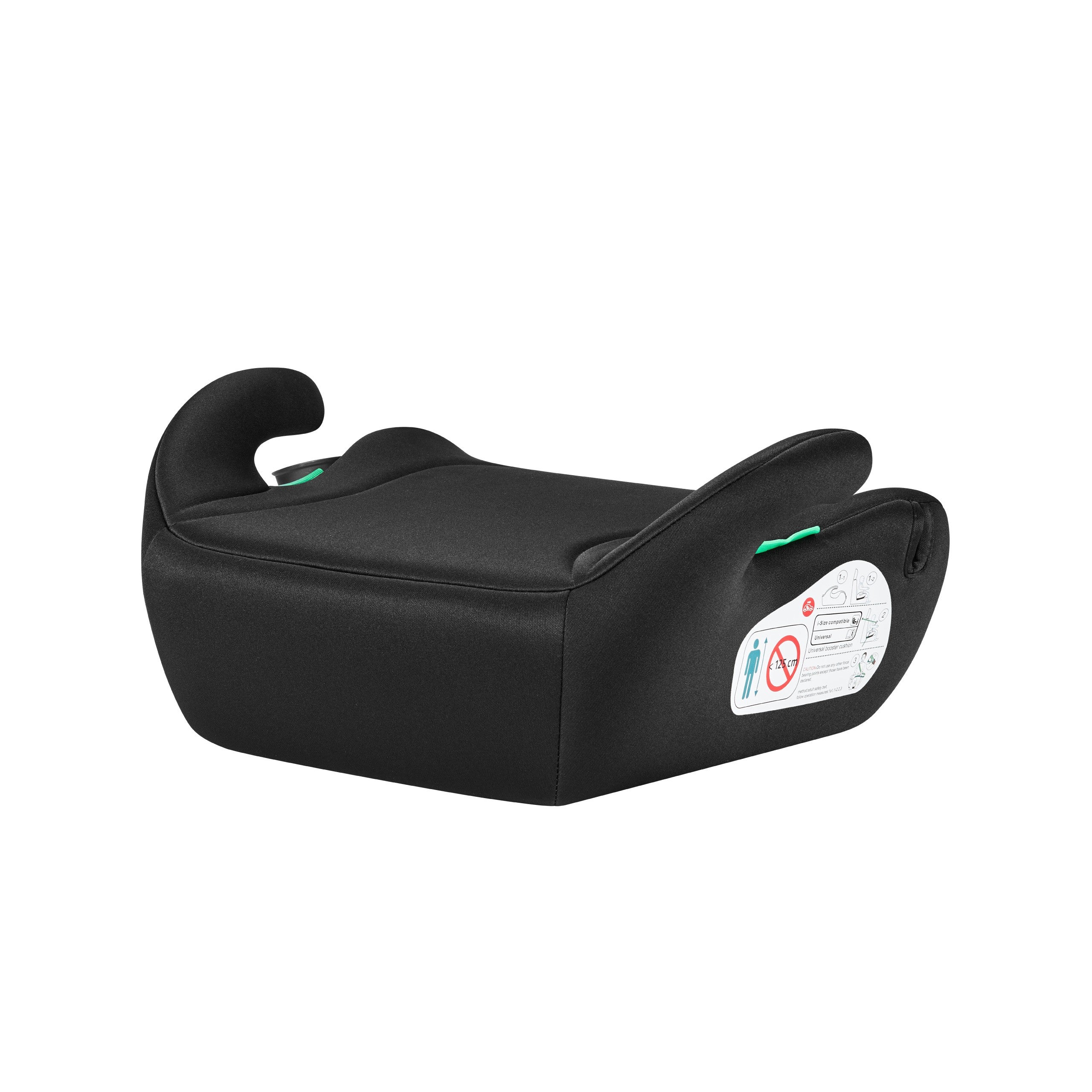 Tulano Cabby 20 Schwarzer Kindersitz (125-150 cm, I-Größe) 