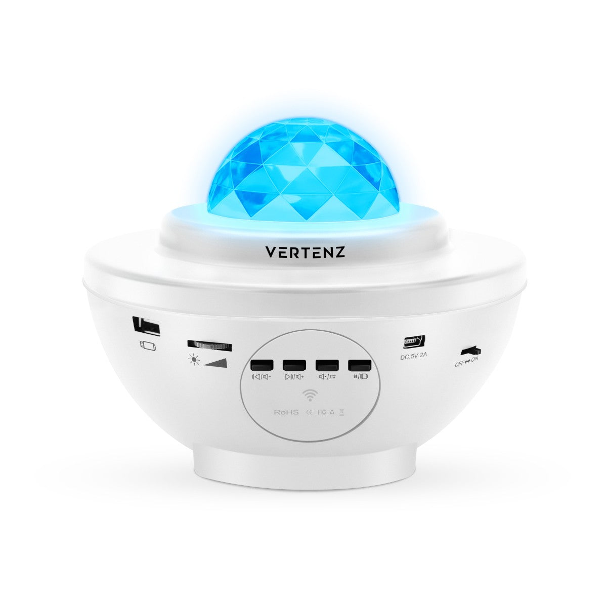 VERTENZ Magic 10 Weißer Sternenprojektor 