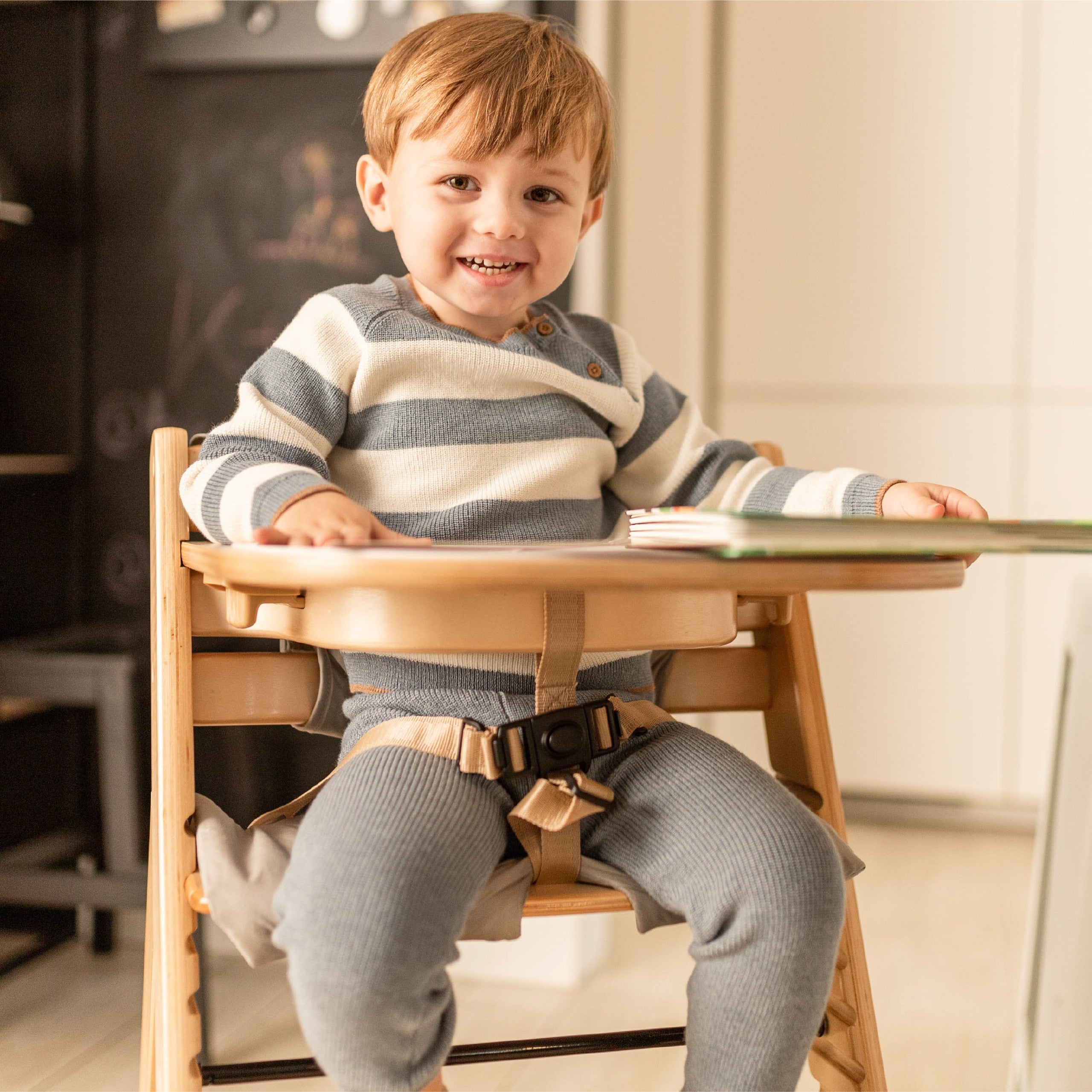 Tulano Morsel 40 Hochstuhl aus Naturholz 