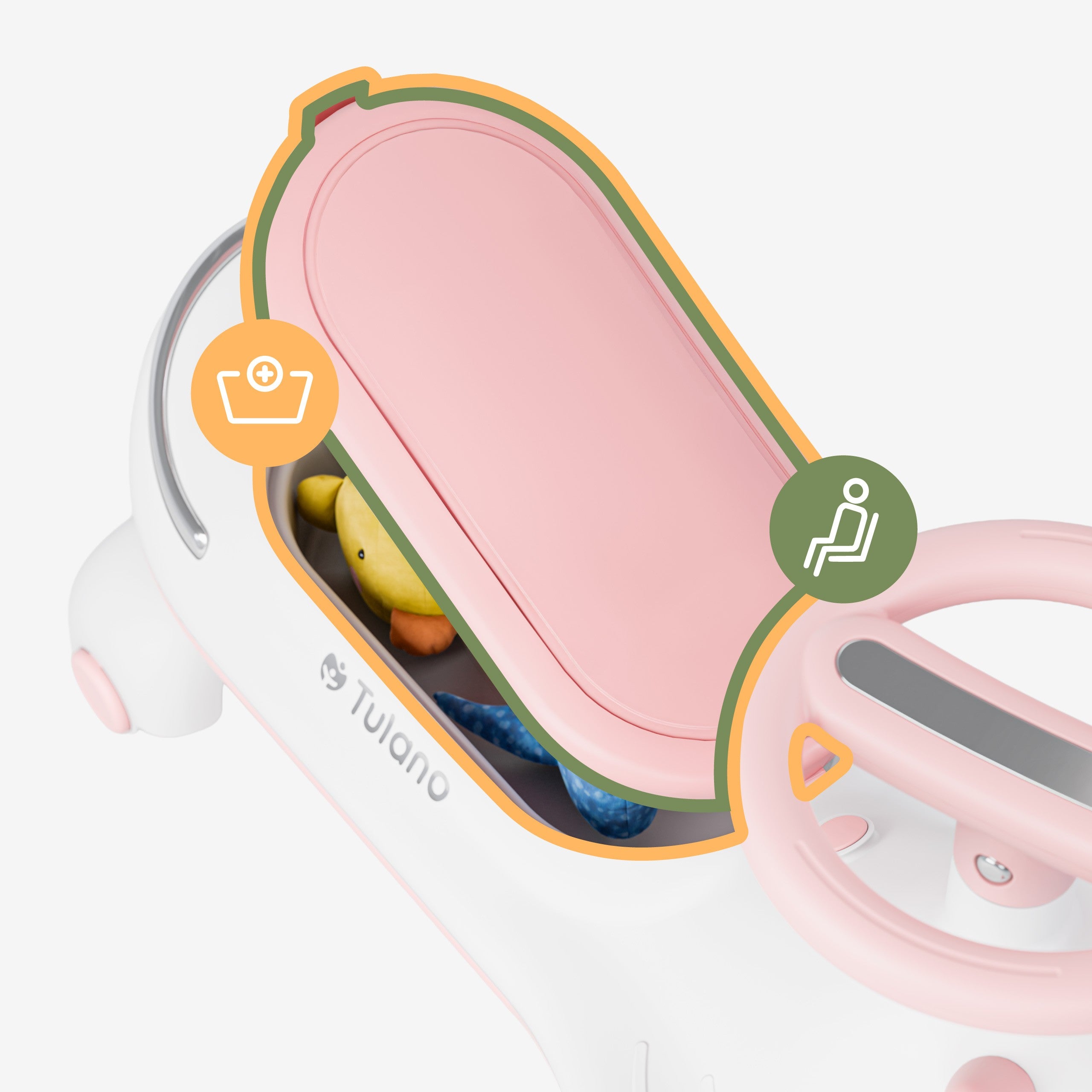 Tulano Focus 45 Pink LED Gravity Ride-On 