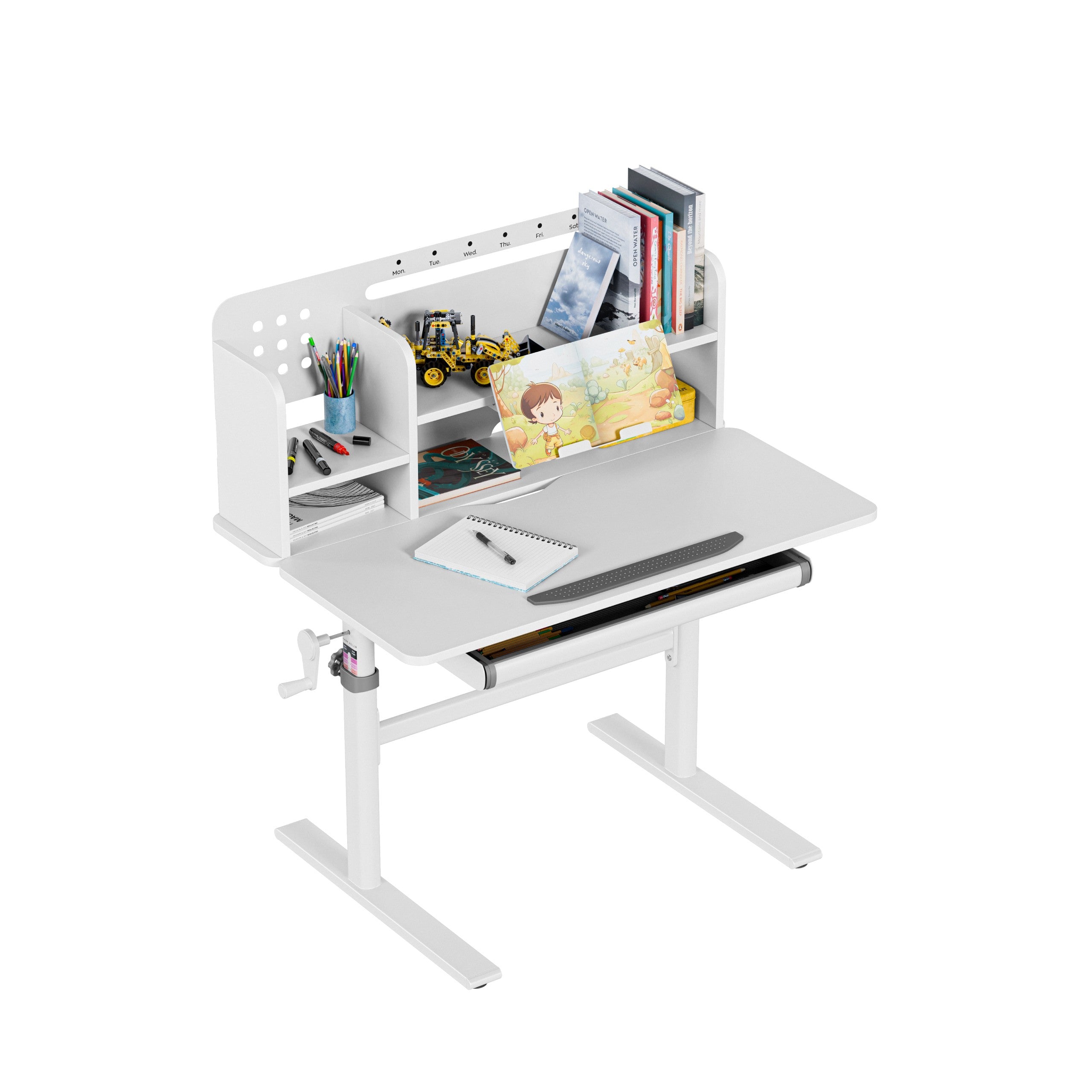 Mark Adler Study 5.0 Gray Ergonomischer Kinderschreibtisch 90 cm