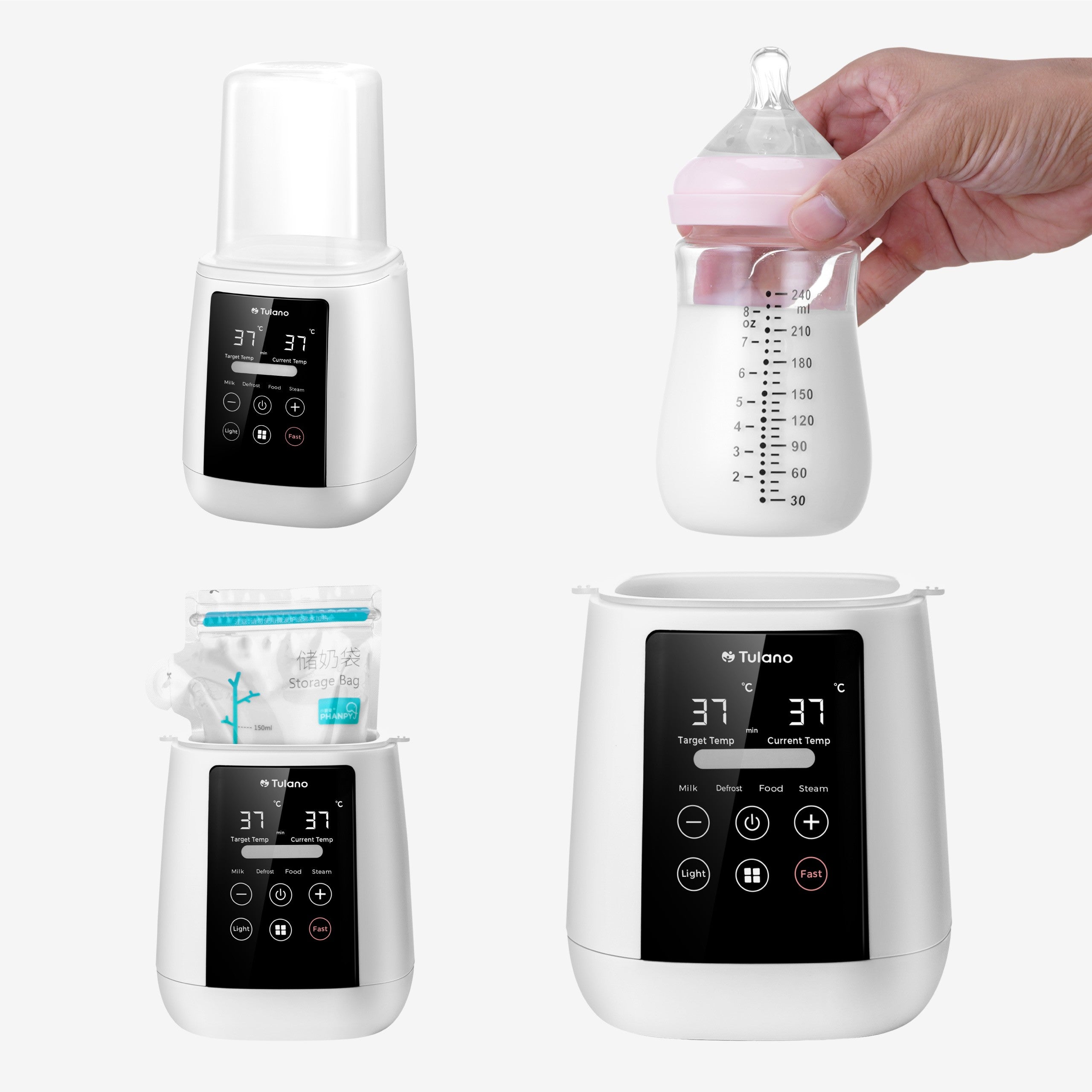 Tulano Ellie 35 Flaschenwärmer und Sterilisator 