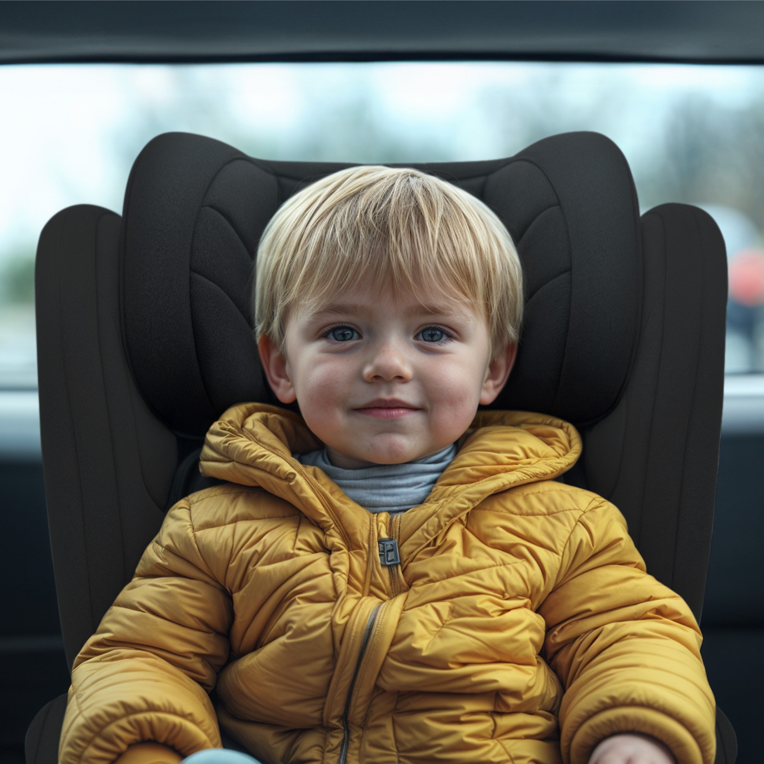 Tulano Joy 35 Schwarzer ISOFIX-Autositz 100-150 cm I-Size 