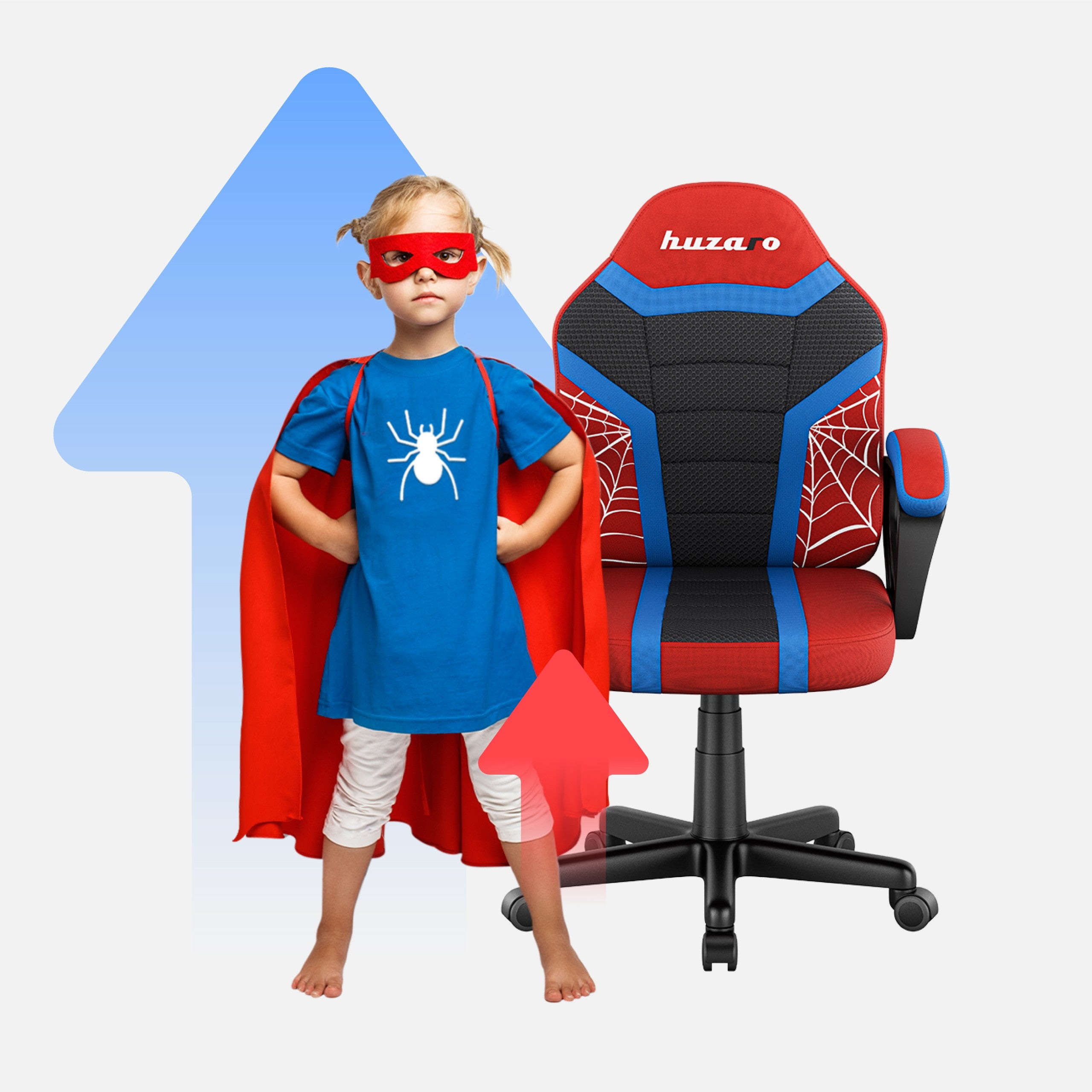 Huzaro Ranger 1.0 Spider Mesh Gaming-Stuhl für Kinder 