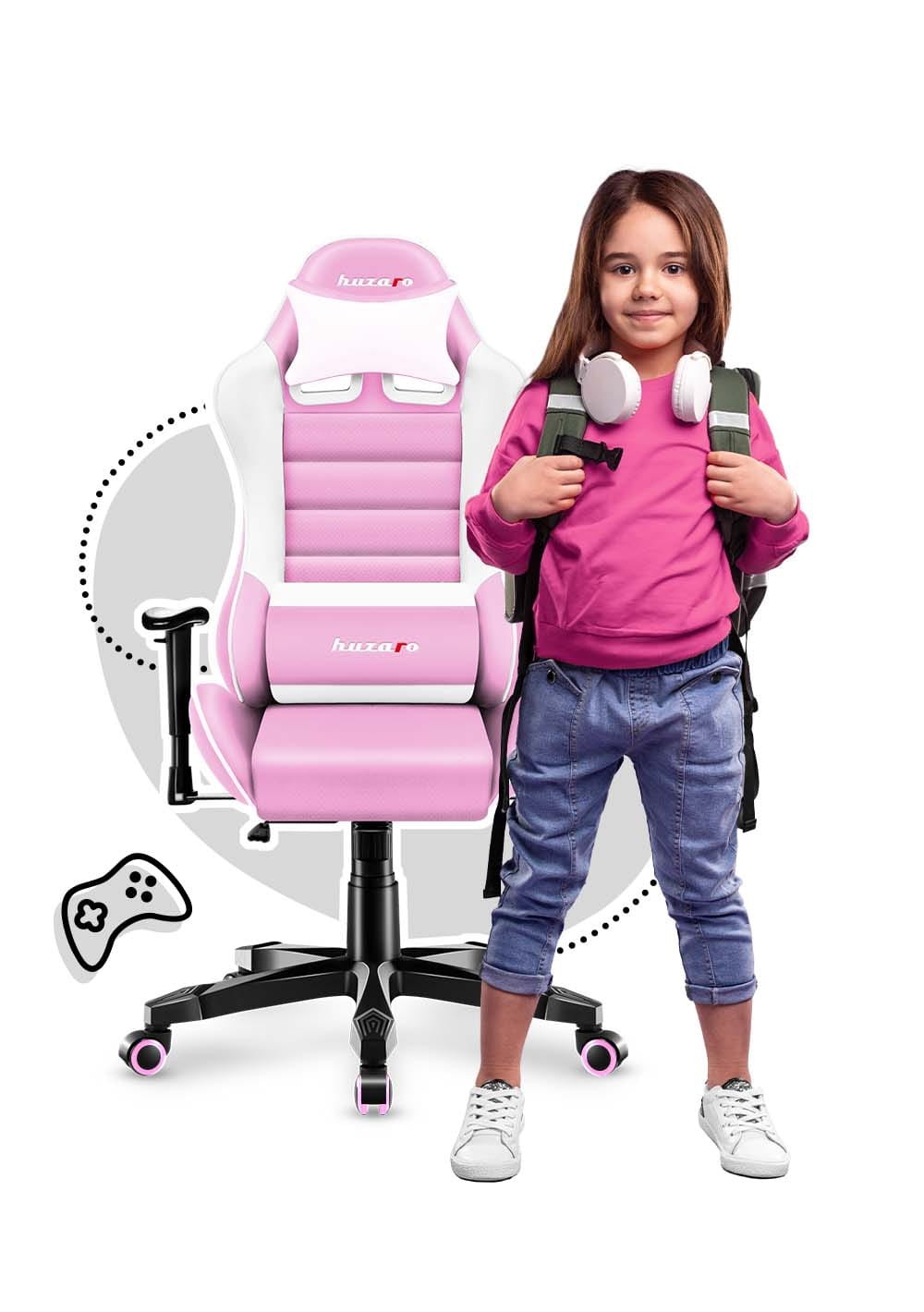 HUZARO RANGER 6.0 Pinker Gaming-Stuhl für Kinder 
