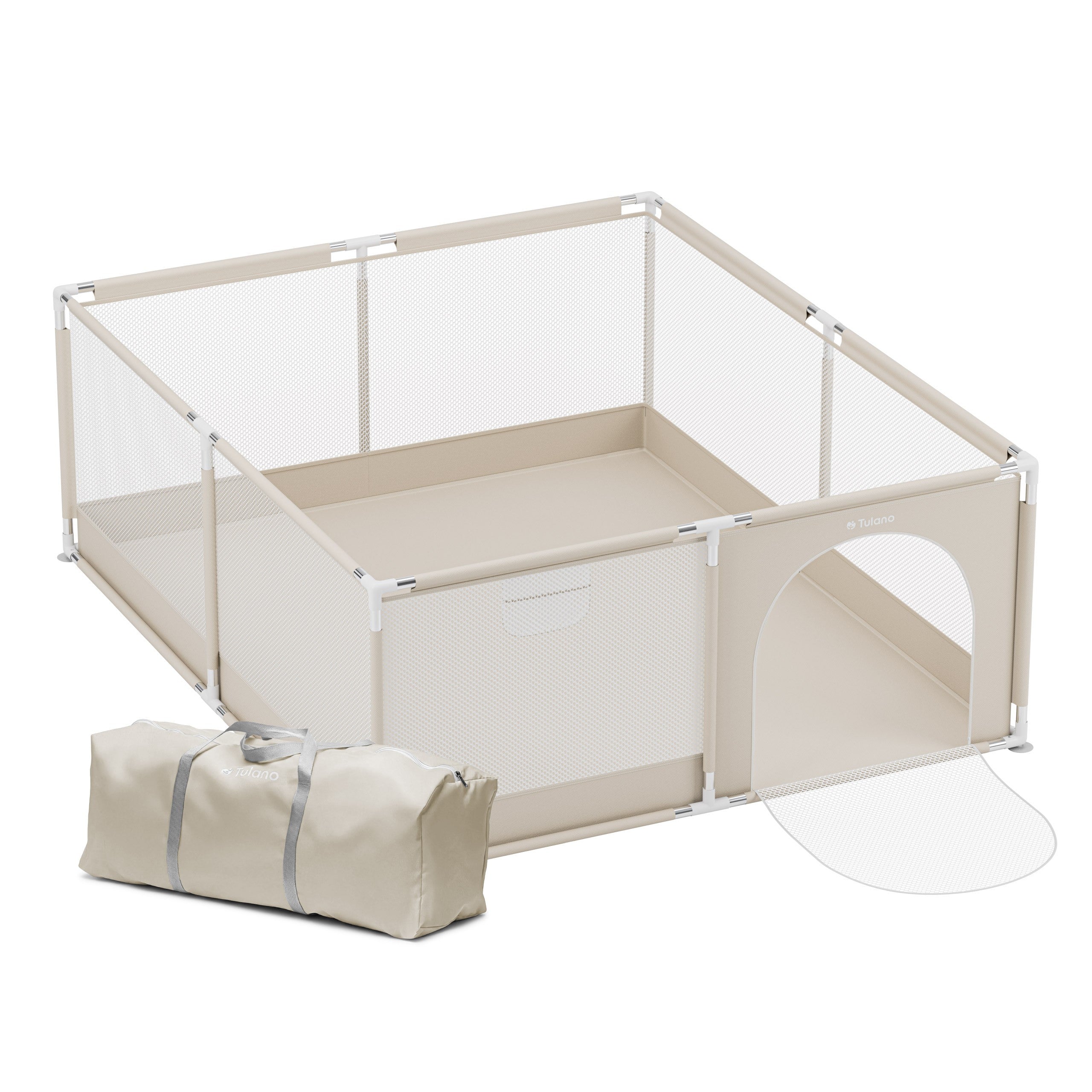 Tulano Cozy 25 Beige Kinderlaufstall - 150 cm 