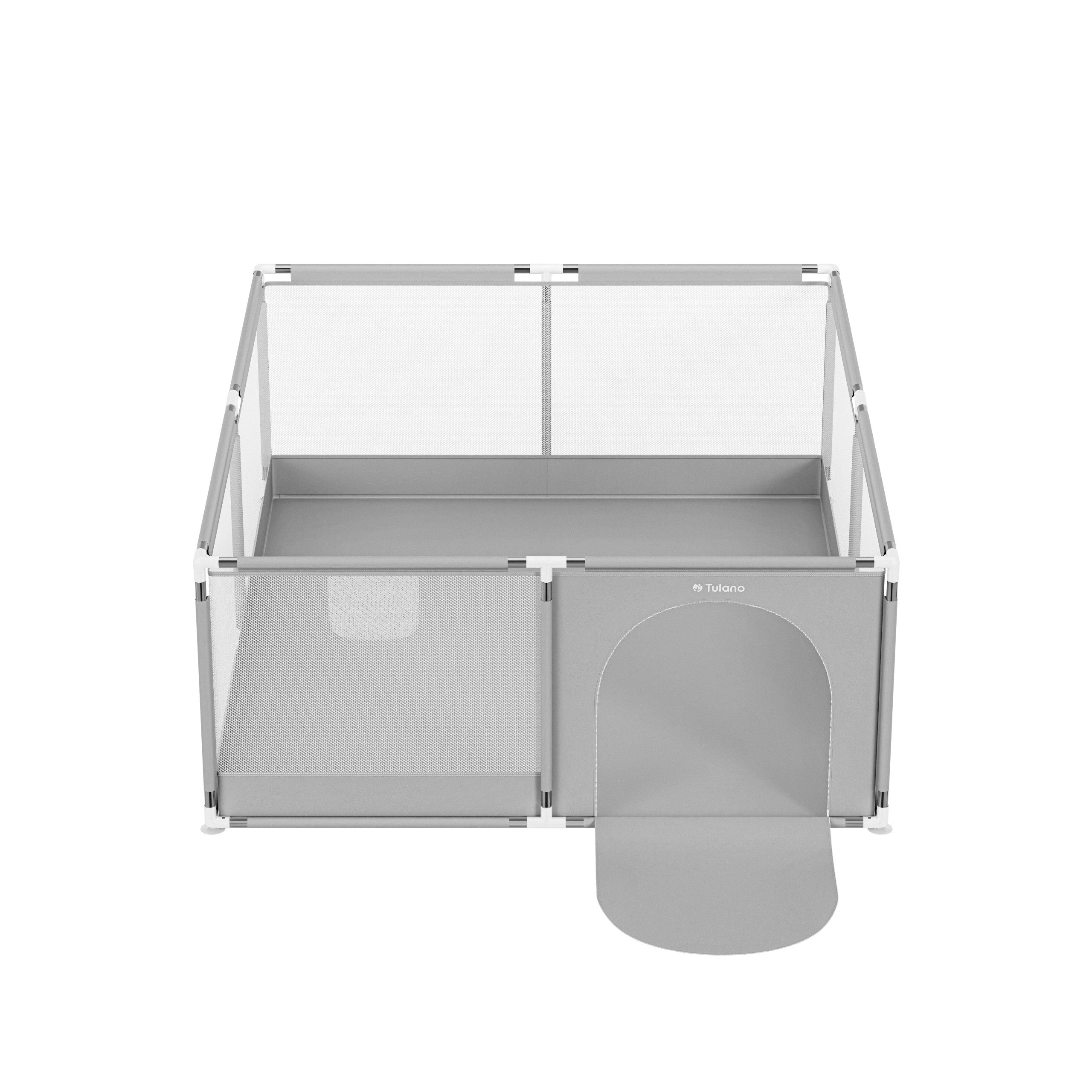 TULANO Cozy 25 Graues Kinderlaufgitter - 150 cm 