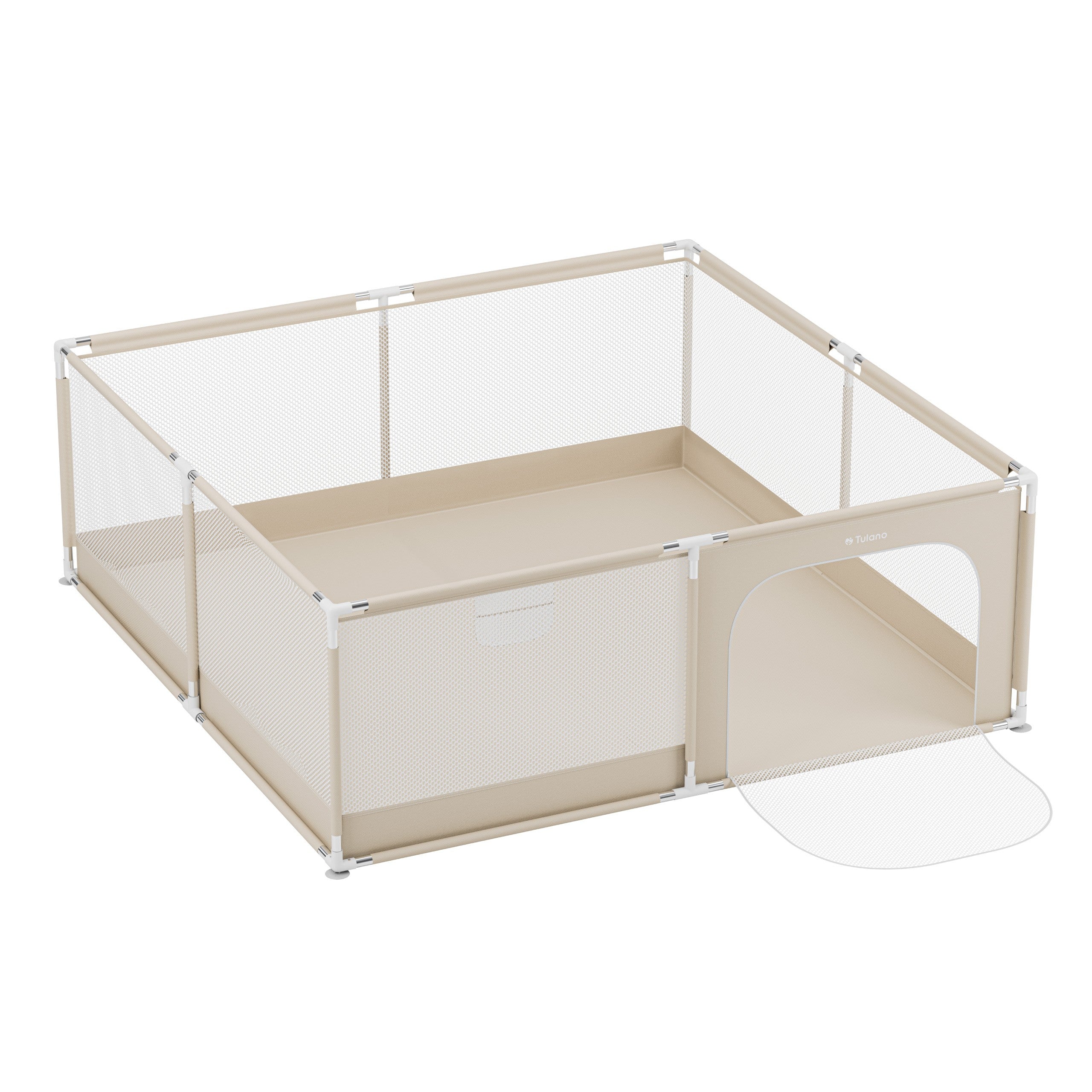 Tulano Cozy 28 Beige Kinderlaufstall - 200 cm 