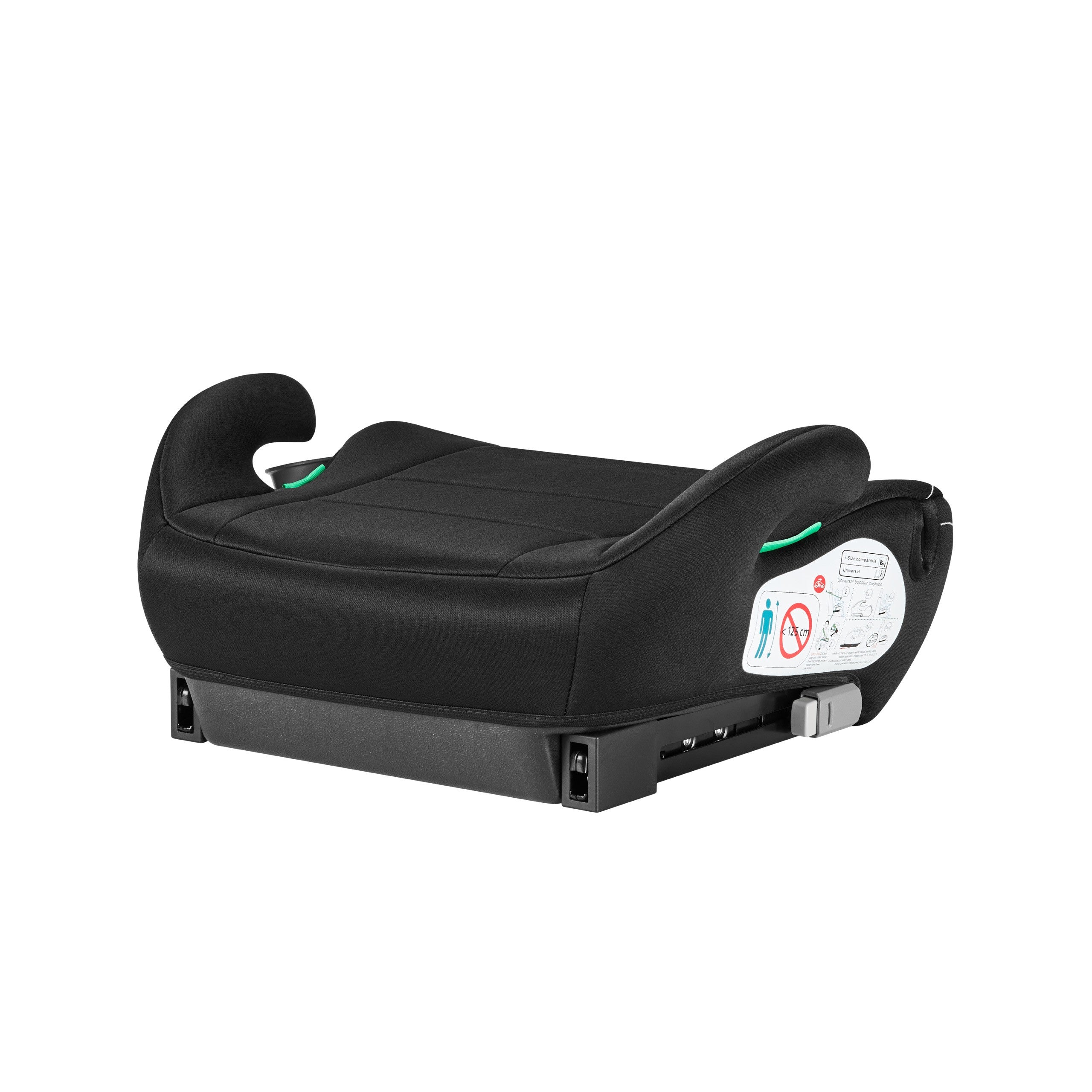 Tulano Cabby 30 Schwarzer Kindersitz für Autos, 125-150 cm, Größe I 