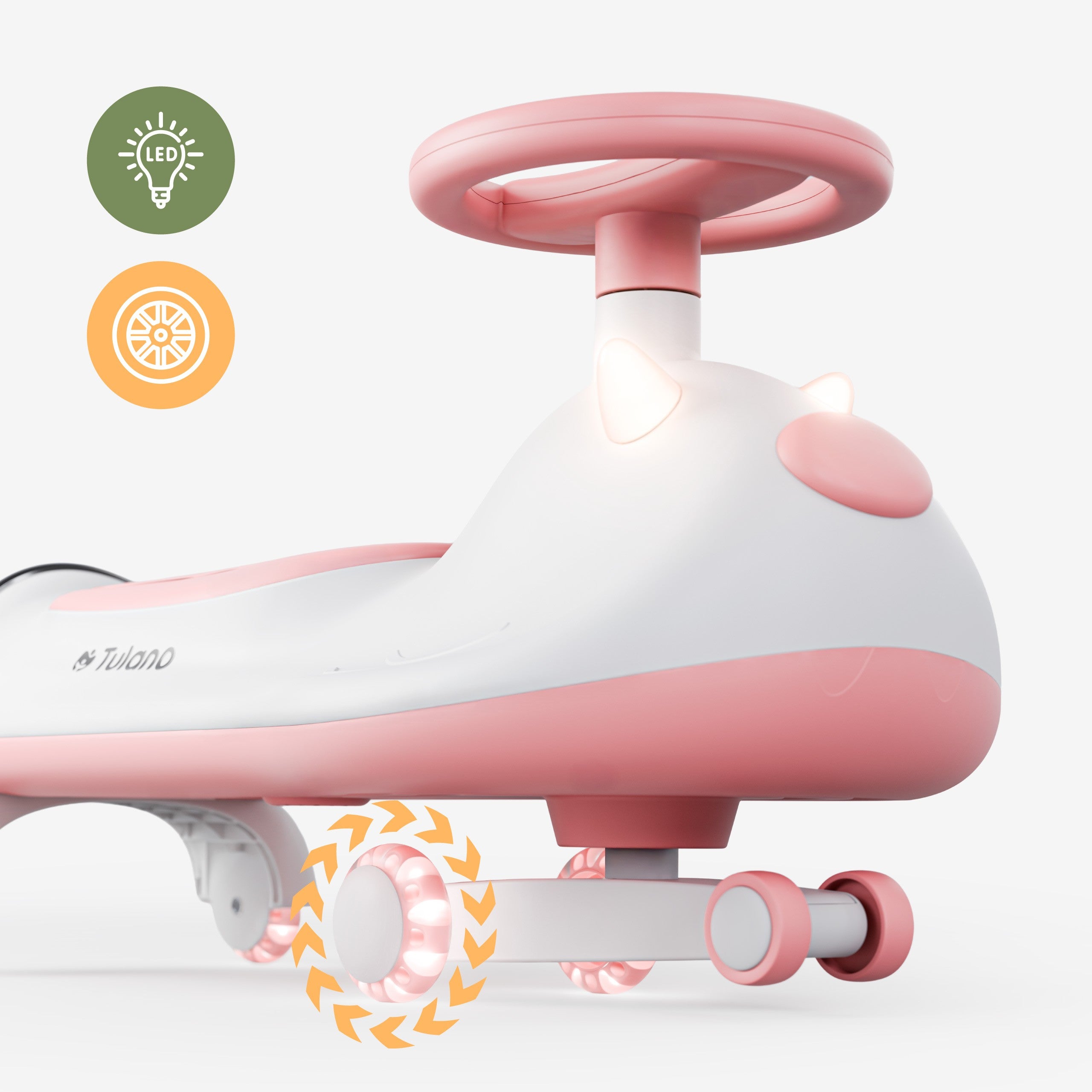 Tulano Focus 45 Pink LED Gravity Ride-On 