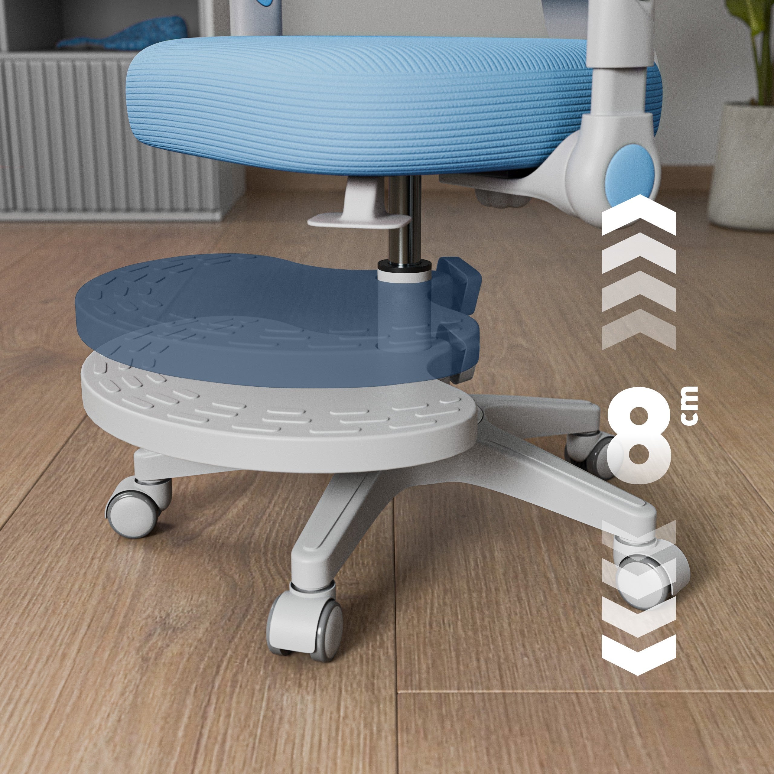 Mark Adler Junior 5.0 Blauer verstellbarer Kindersitz 