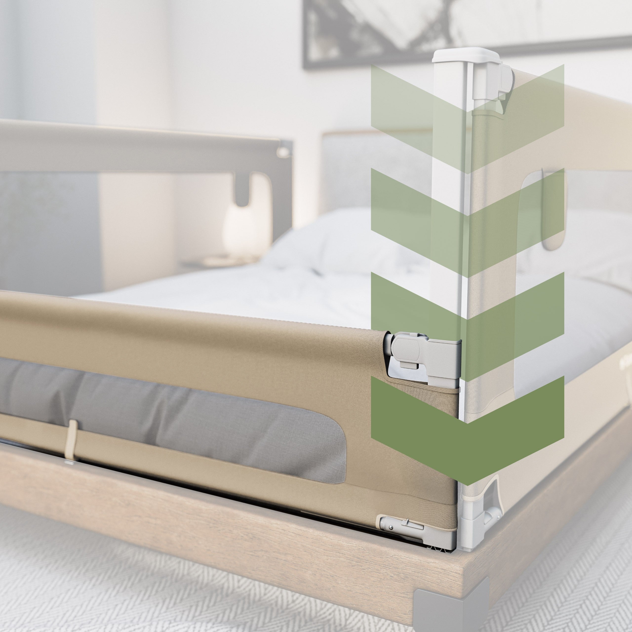 Bettschutzgitter Tulano Cover 44 Beige 140cm