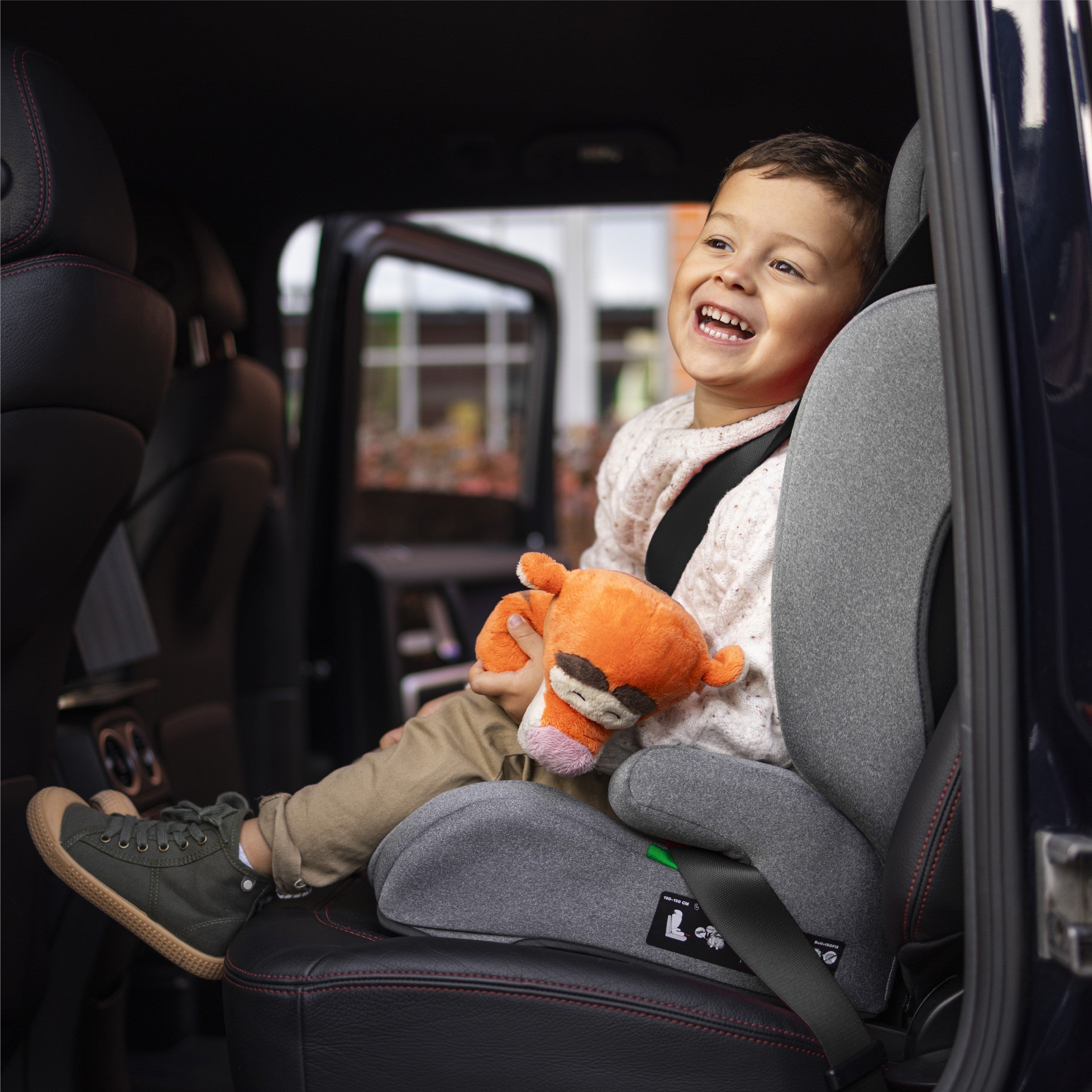 Tulano Joy 35 Grau ISOFIX Autositz 100-150cm I-Size 