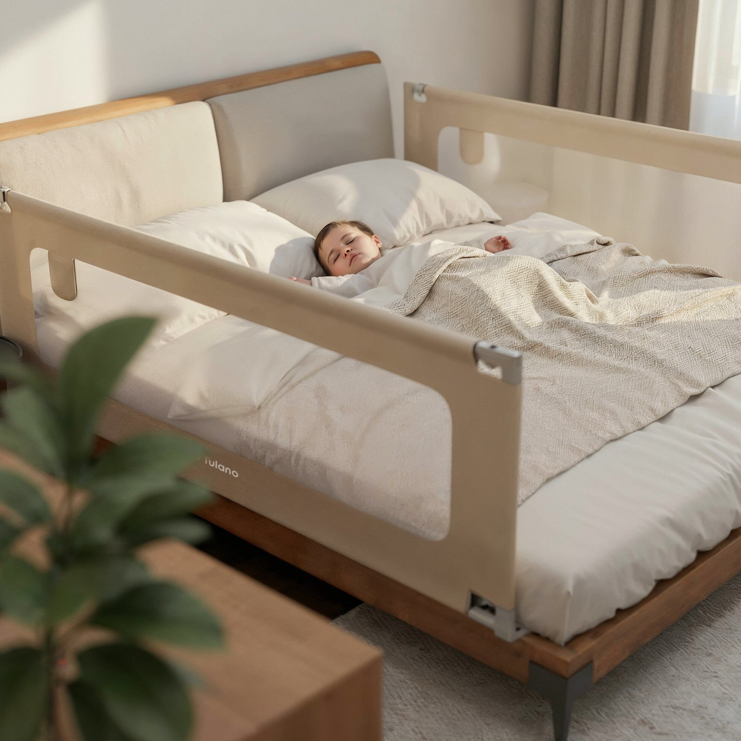 Bettschutzgitter Tulano Cover 44 Beige 140cm