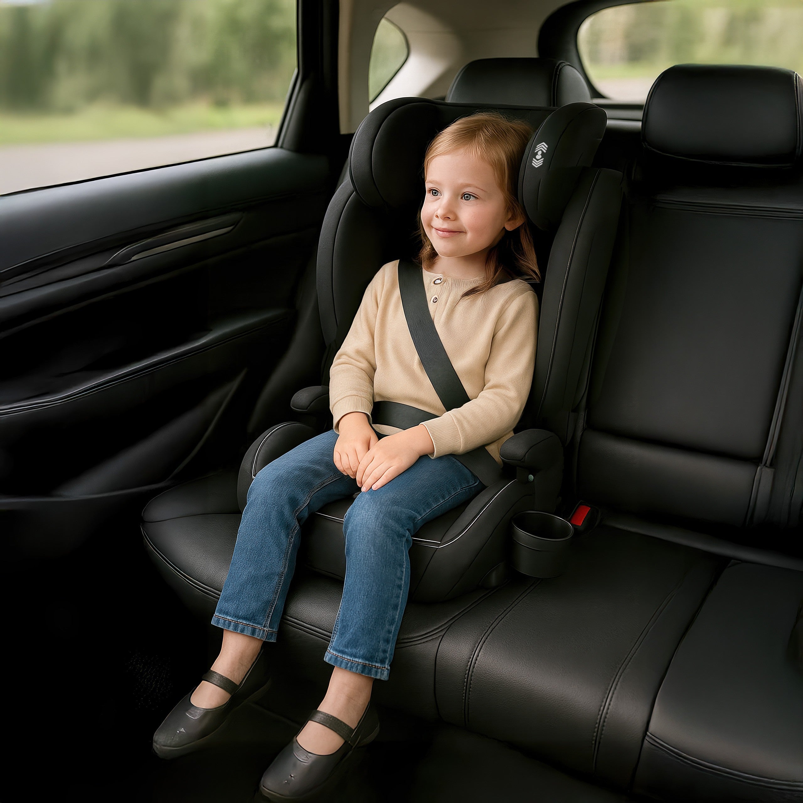 Tulano Joy 25 Schwarzer Autositz 100-150 cm I-Größe 