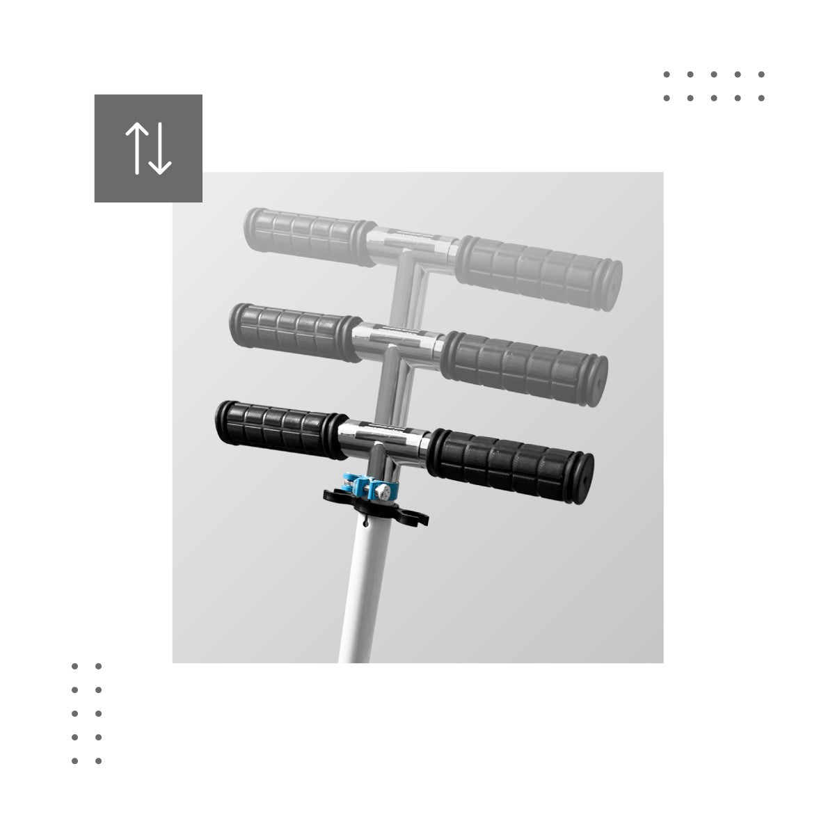 Tulano Rookie 40 Weißer LED-Scooter 