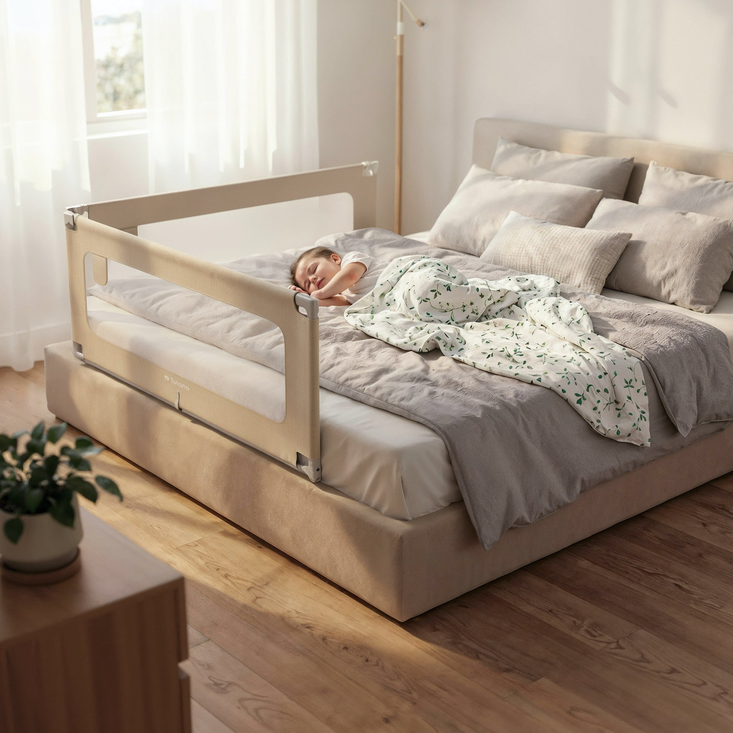 Bettschutzgitter Tulano Cover 44 Beige 140cm