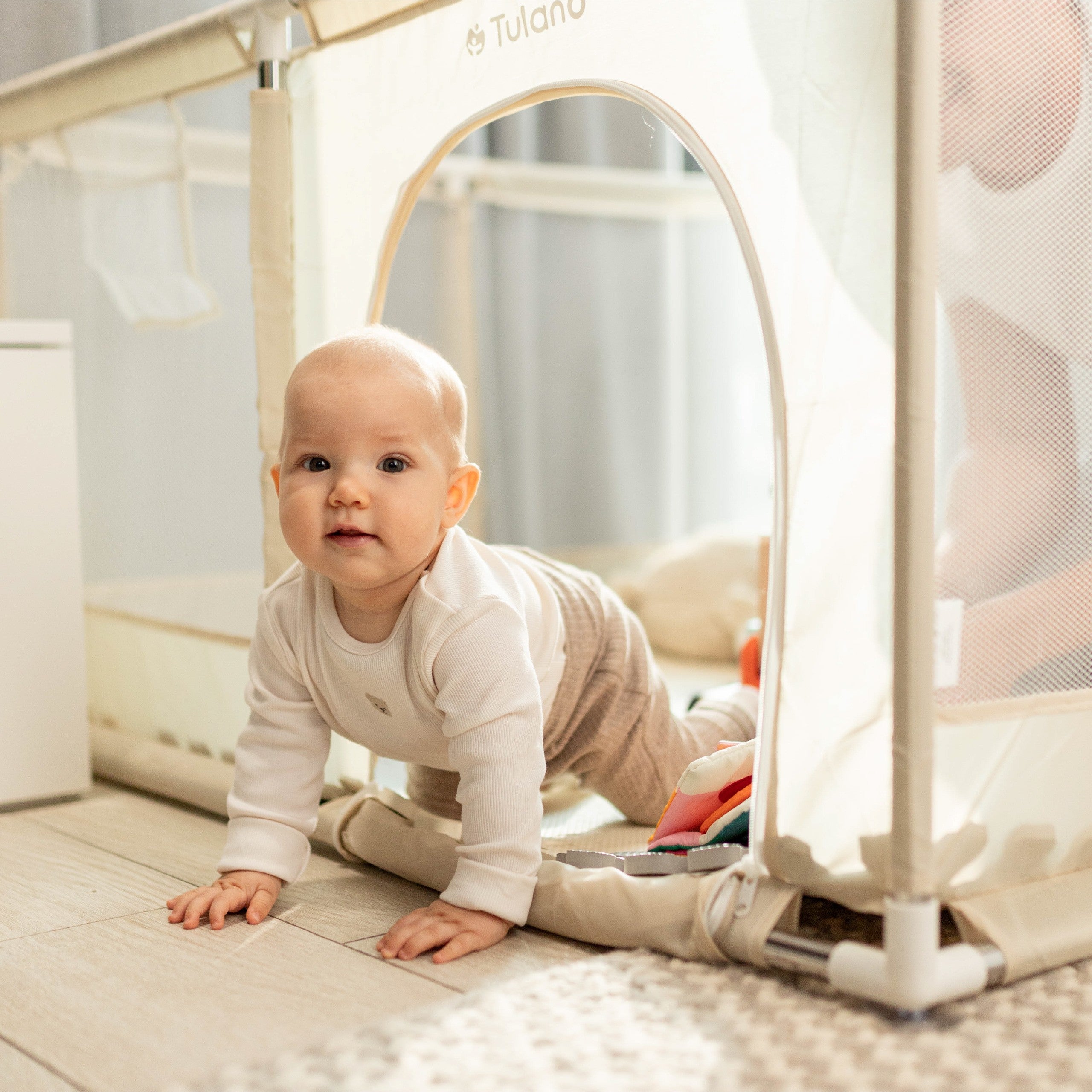 Tulano Cozy 20 Beige Laufstall - 130 cm 