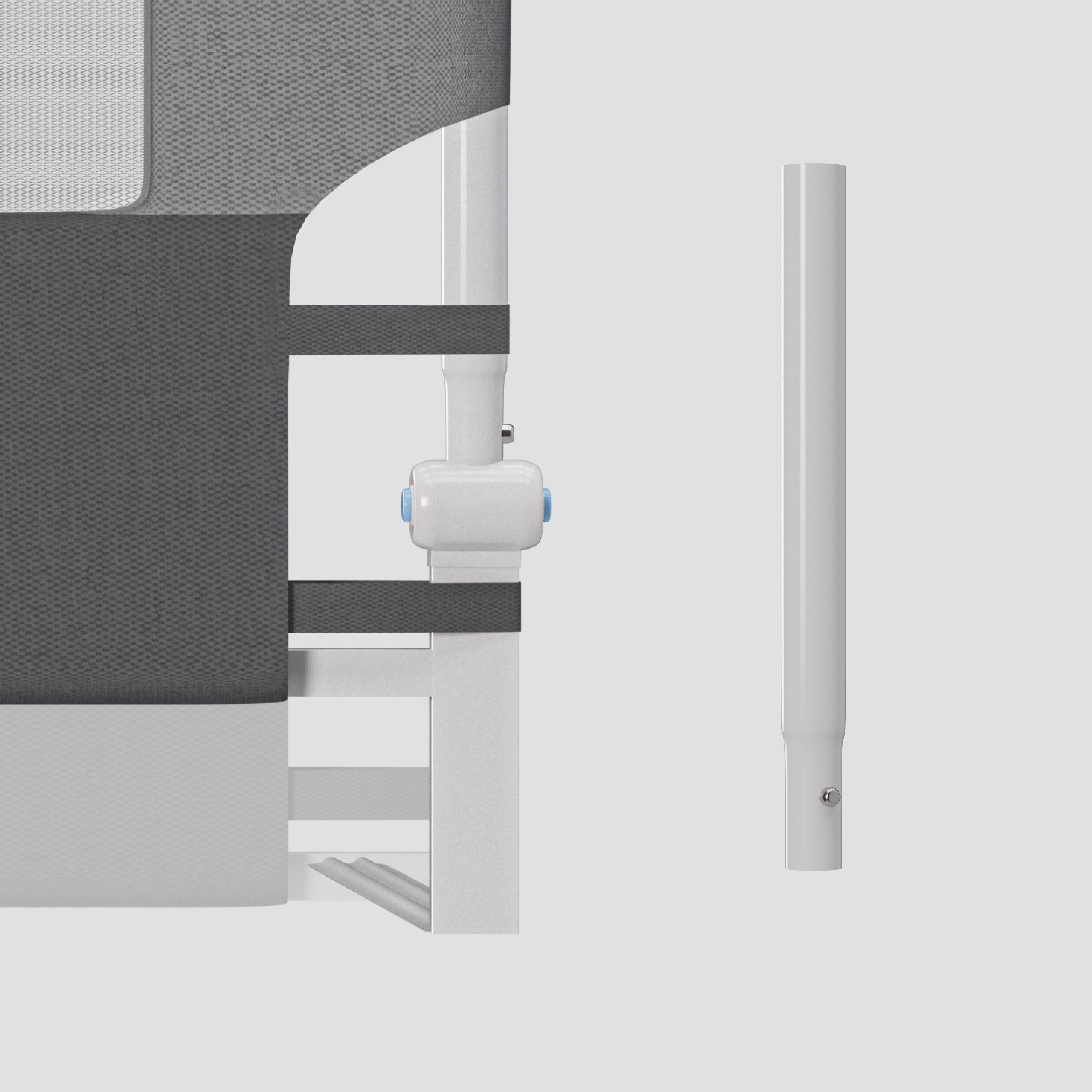 Bettschutzgitter Tulano Cover 25 Grau 150cm 