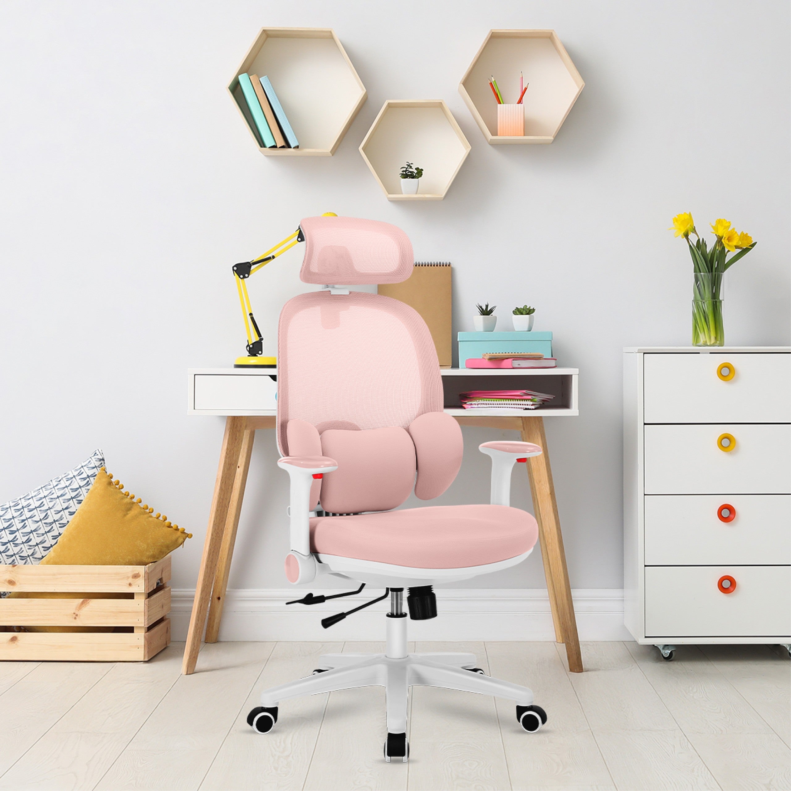 Mark Adler Junior 6.3 Rosa ergonomischer Kinderstuhl 