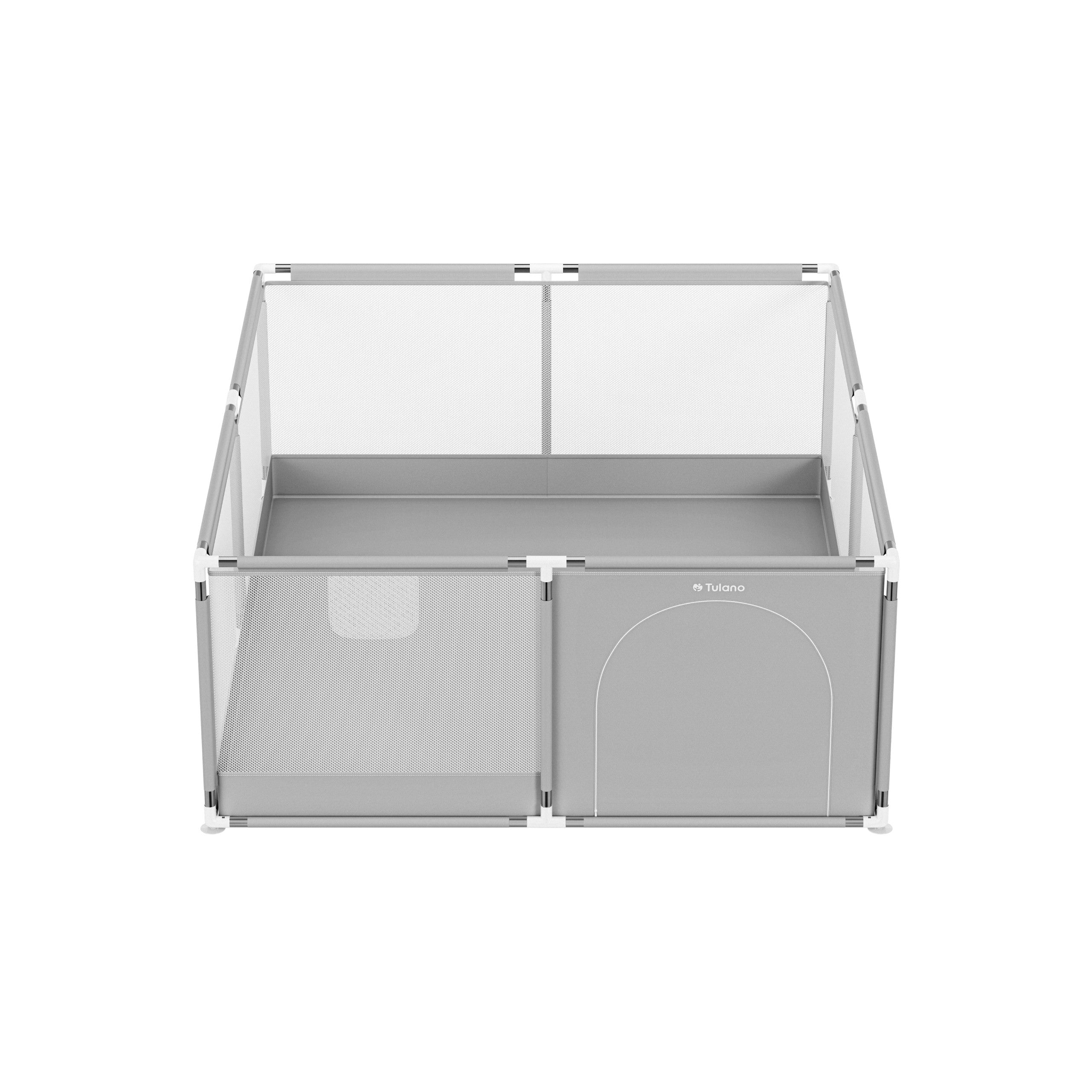 TULANO Cozy 25 Graues Kinderlaufgitter - 150 cm 