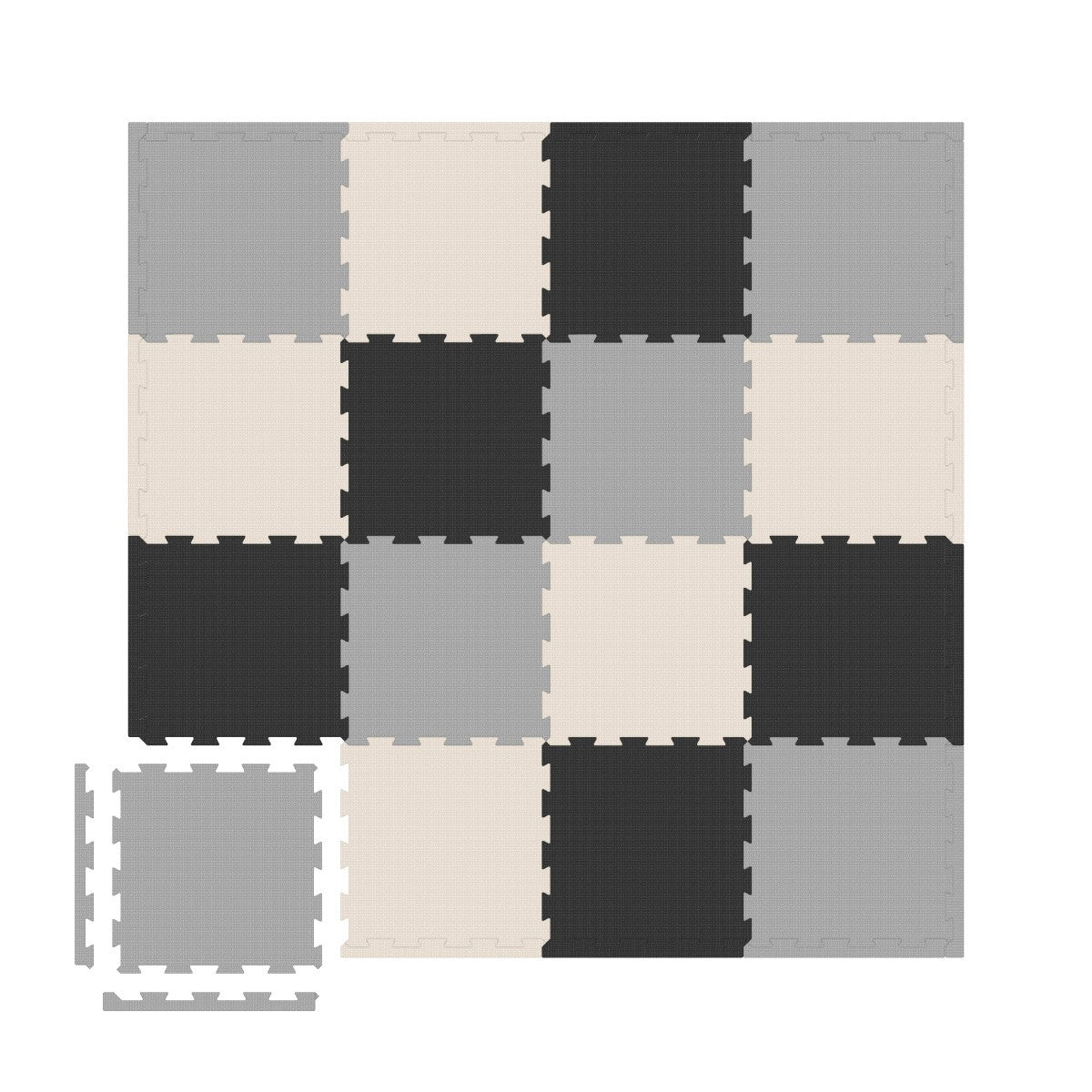 Schaumstoff-Puzzlematte 16-tlg. TULANO Gioco 16