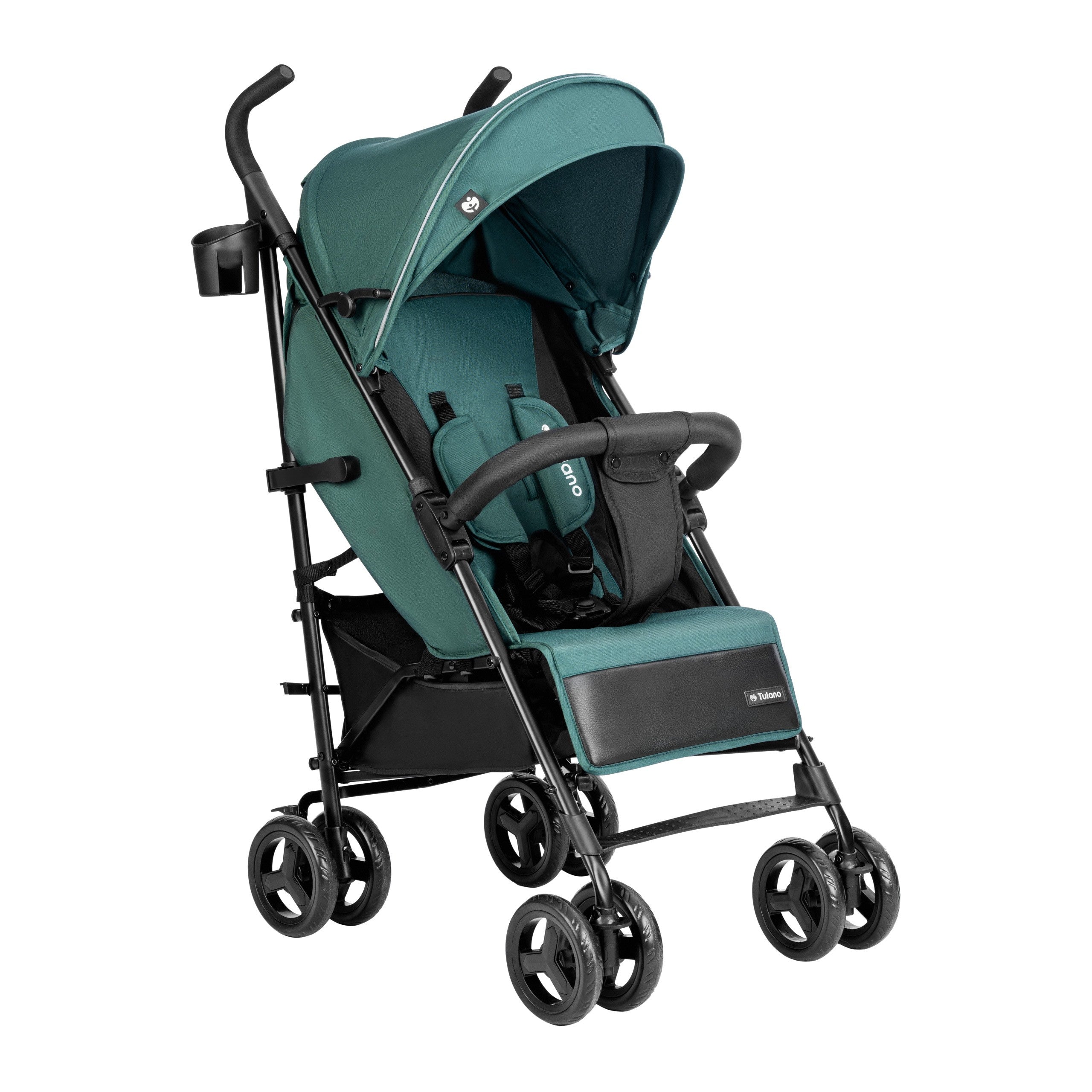 Tulano Davos 35 Grün-Schwarzer Kinderwagen 
