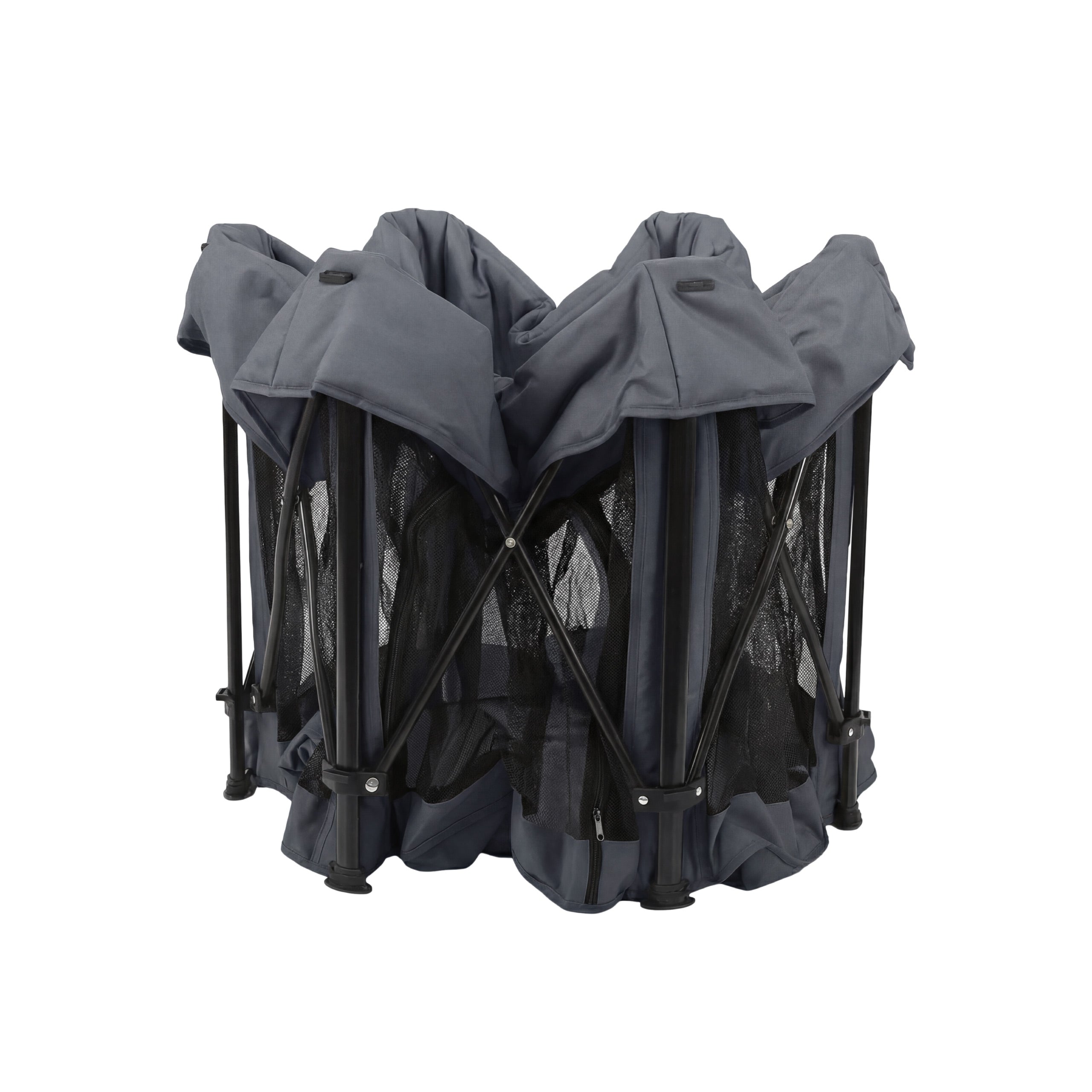 Tulano Cozy 30 Graphit Faltbarer Babylaufstall