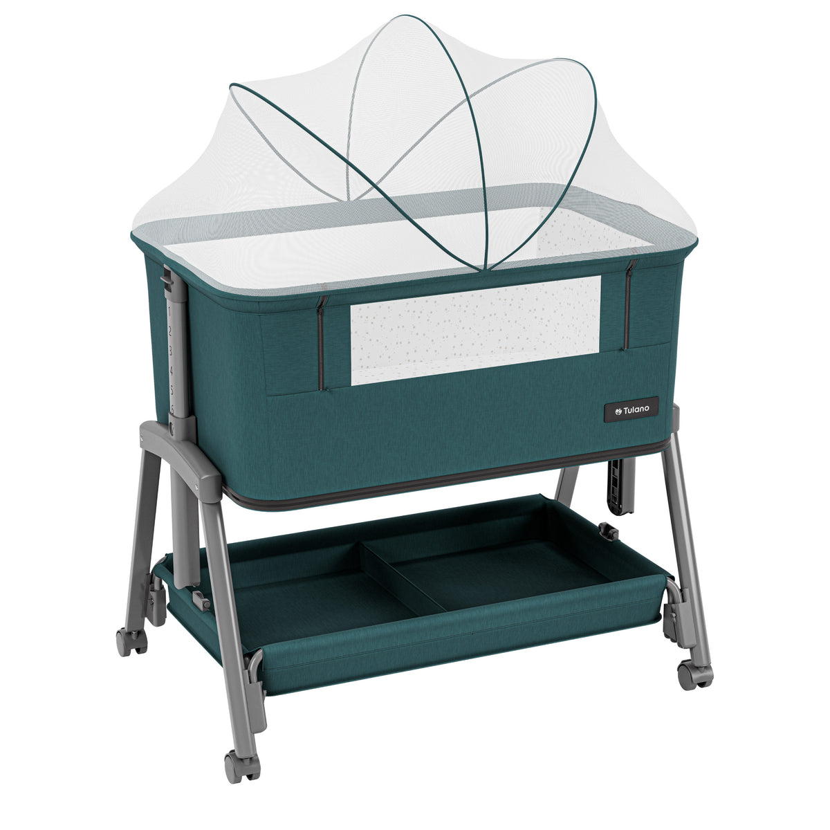 Beistellbett und Reisebett 4in1 Tulano Dream 55 Green