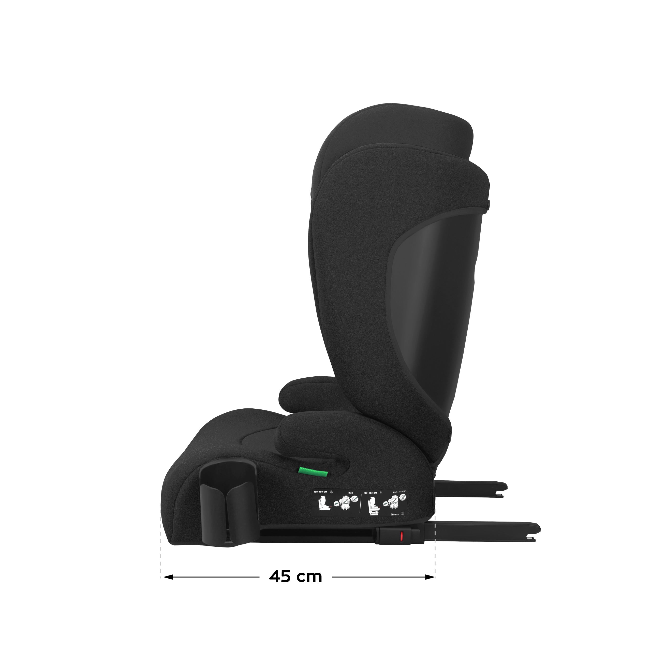 Tulano Joy 35 Schwarzer ISOFIX-Autositz 100-150 cm I-Size 
