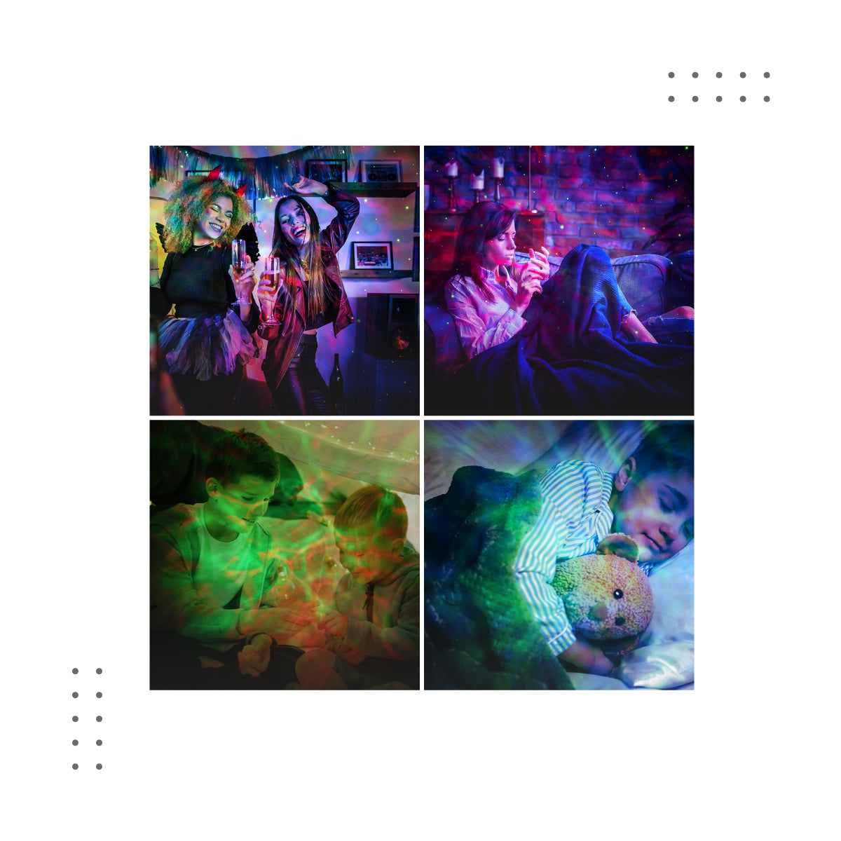 Magischer 20-Sterne-Projektor