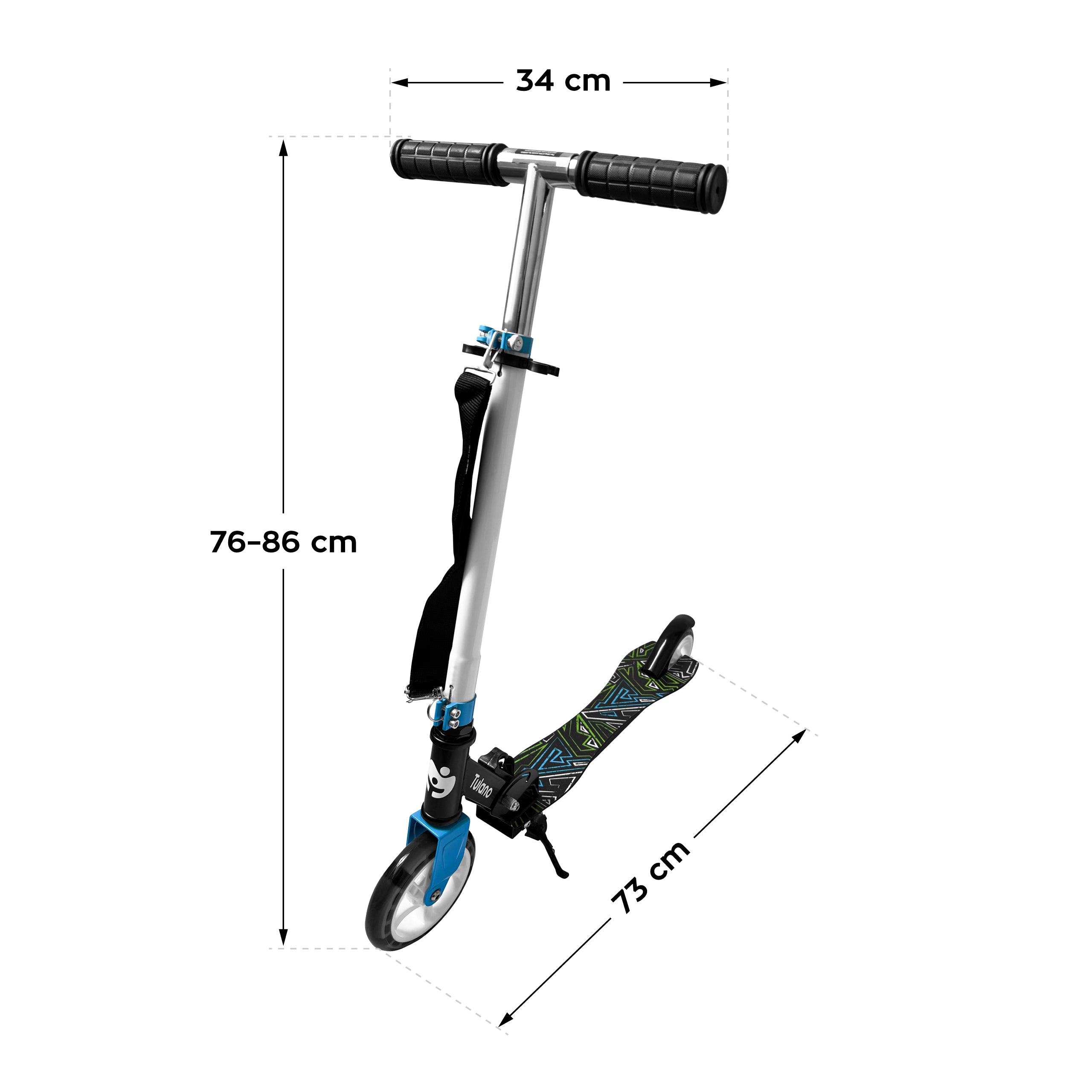 Tulano Rookie 40 Weißer LED-Scooter 