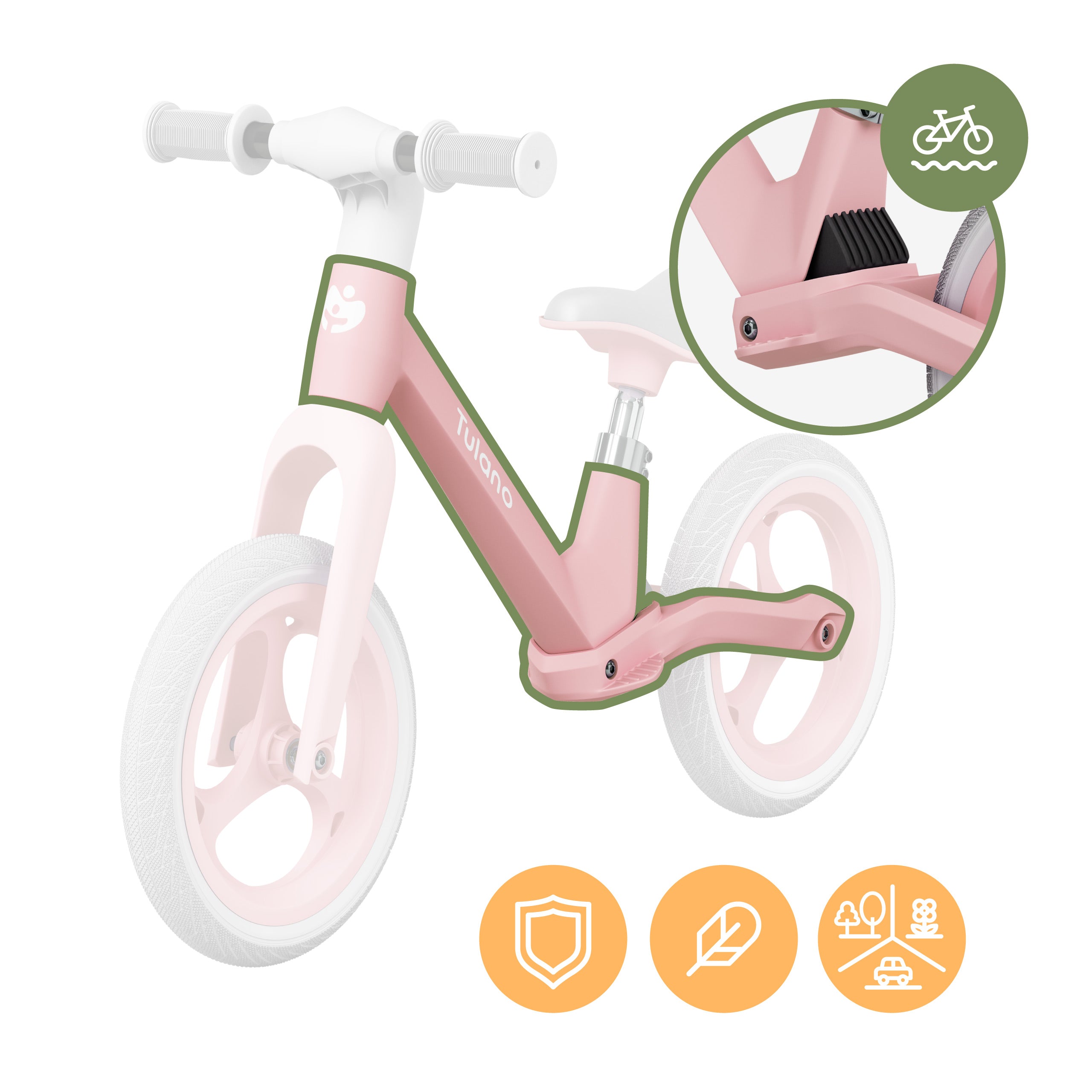 Laufrad Tulano Route 45 Pink