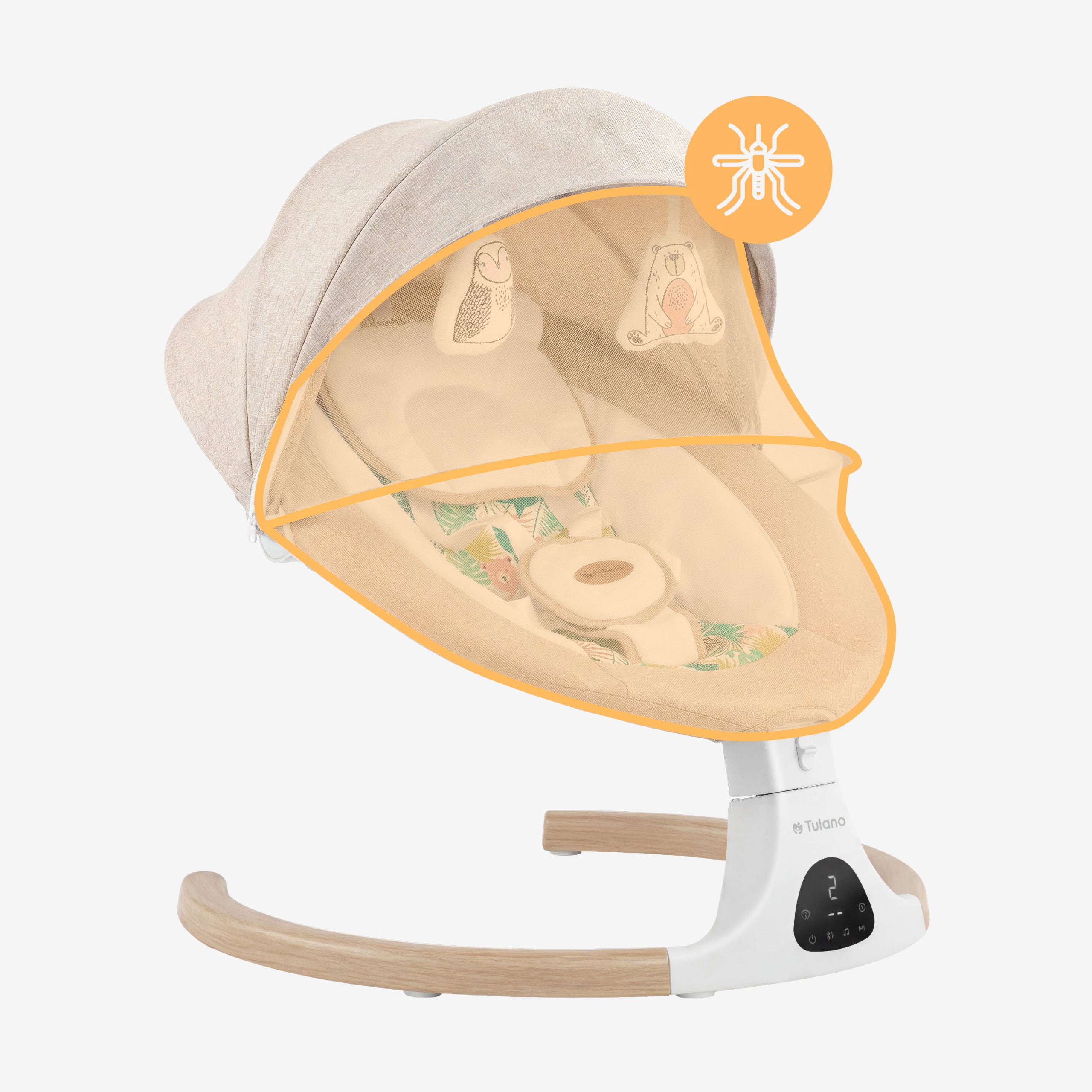 Alltagstauglich - Verdeck, Moskitonetz und einfache Reinigung