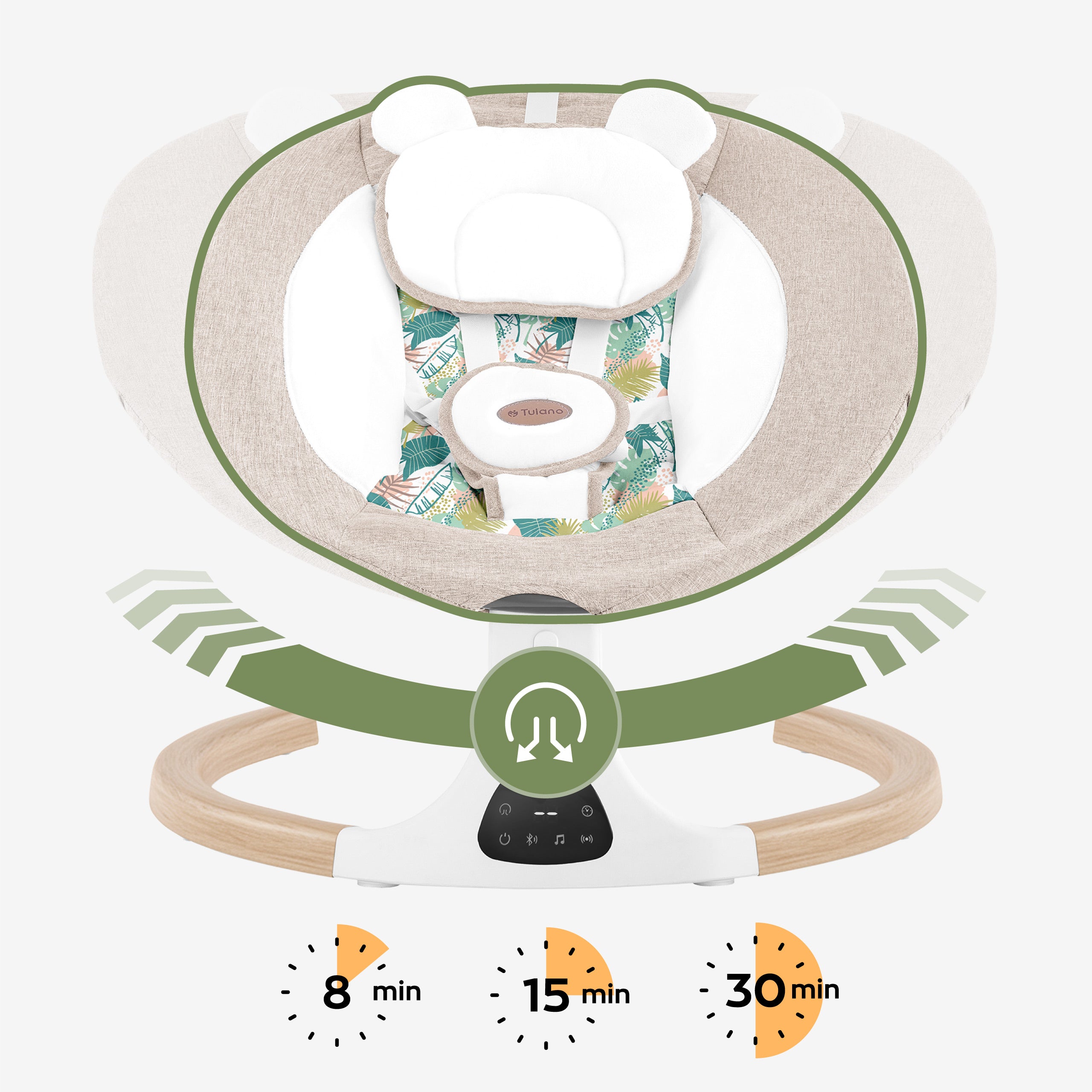 Automatisches Schaukeln und Zeitschaltuhr