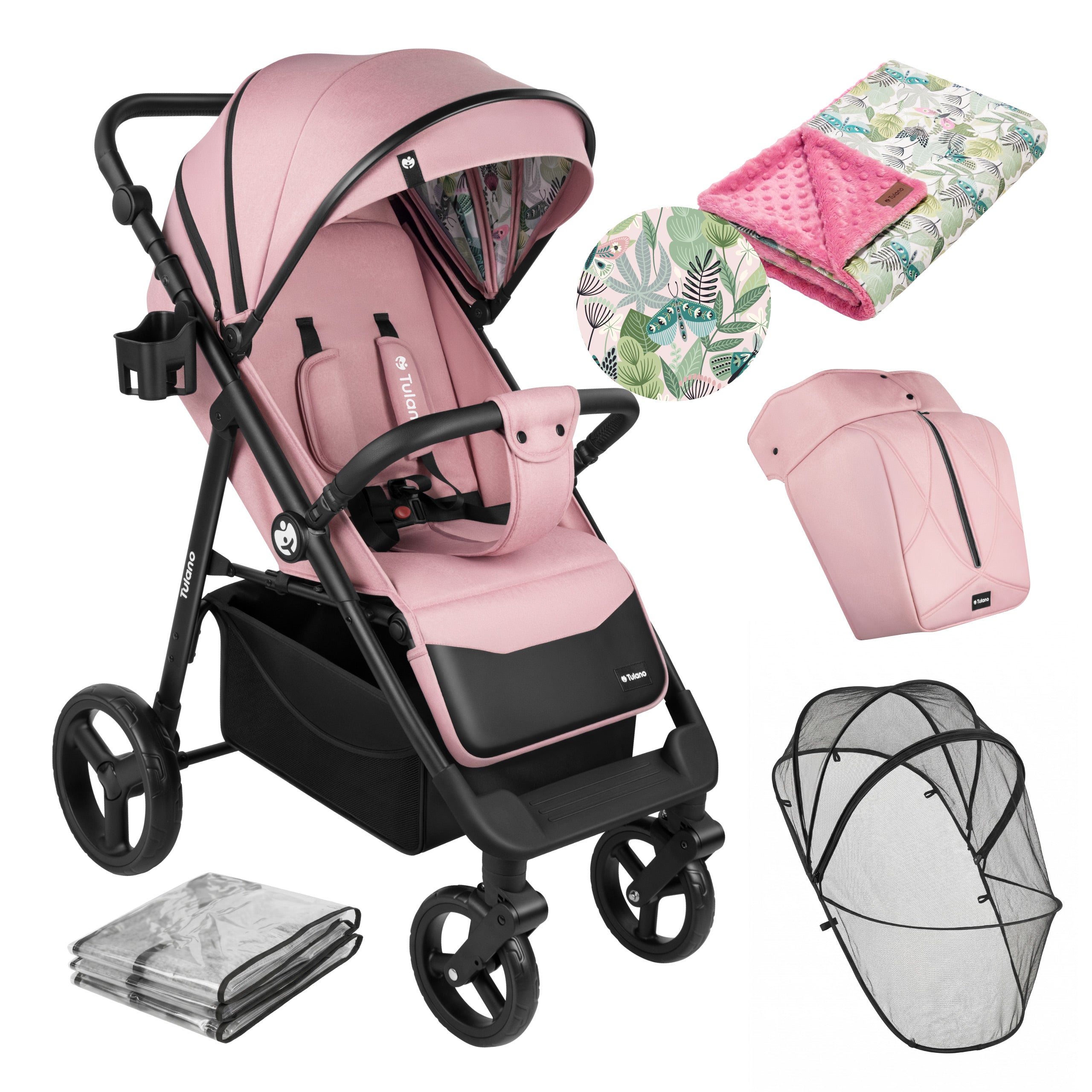 Kinderwagen Tulano Avignon 35 Pink