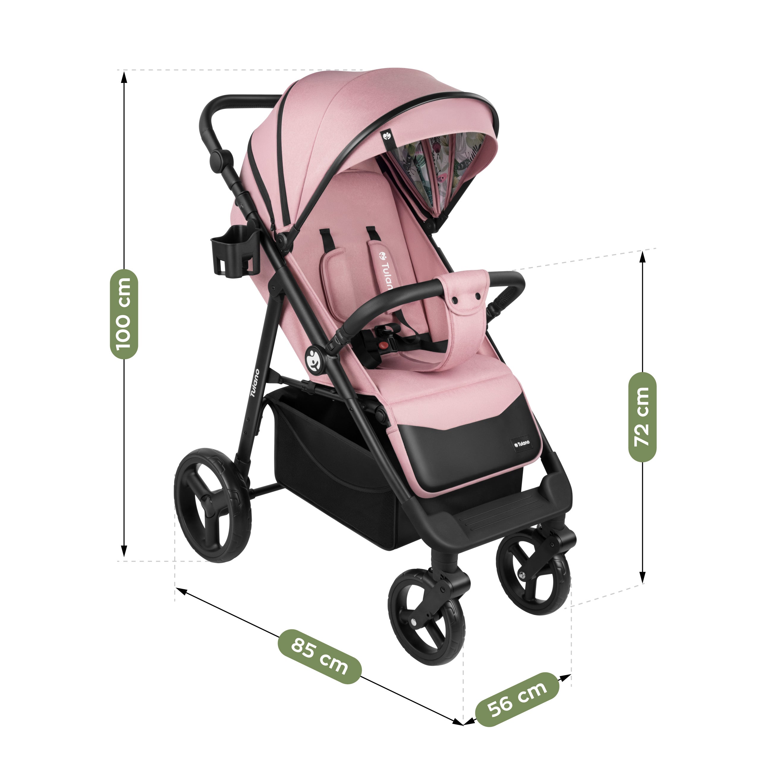 Kinderwagen Tulano Avignon 35 Pink
