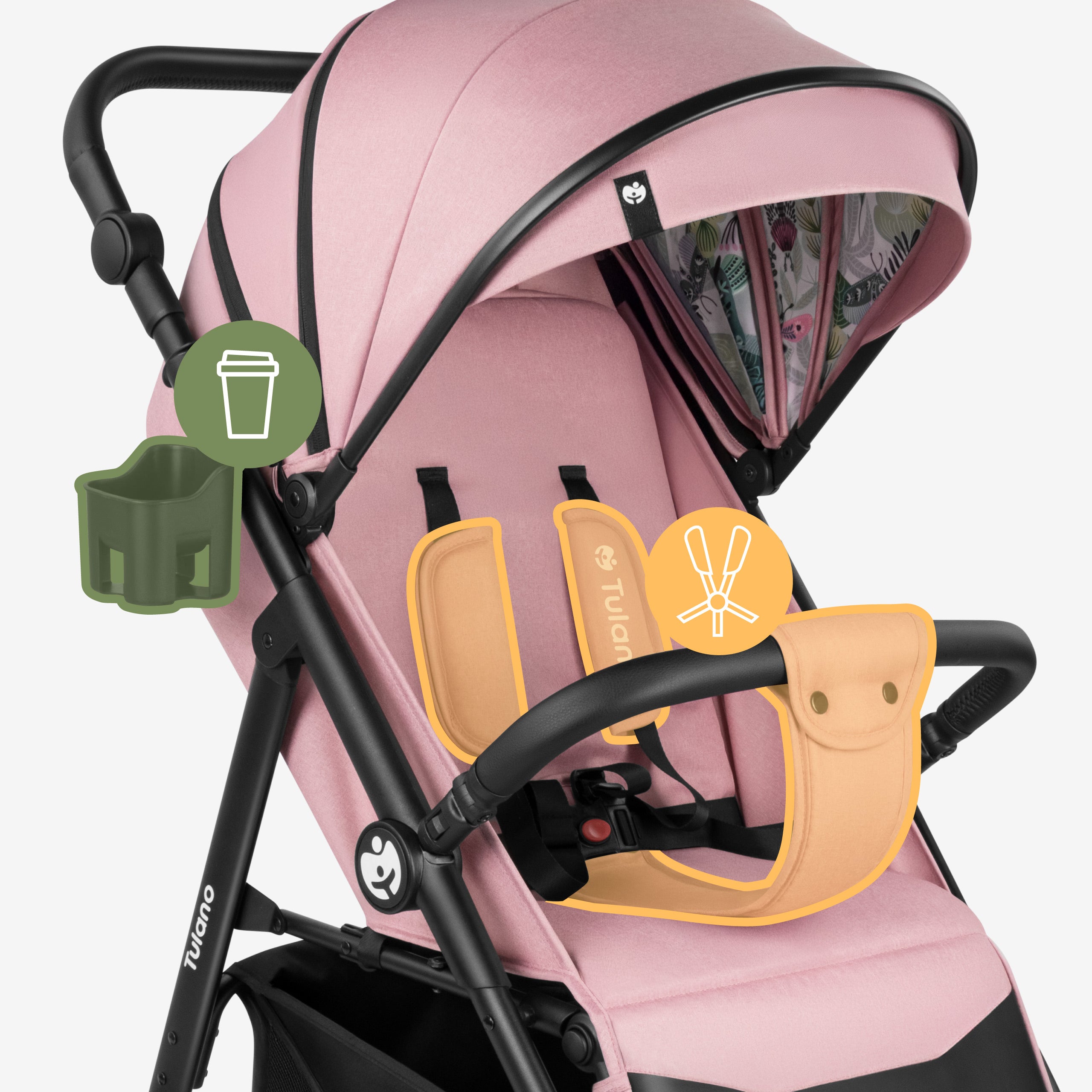 Kinderwagen Tulano Avignon 35 Pink