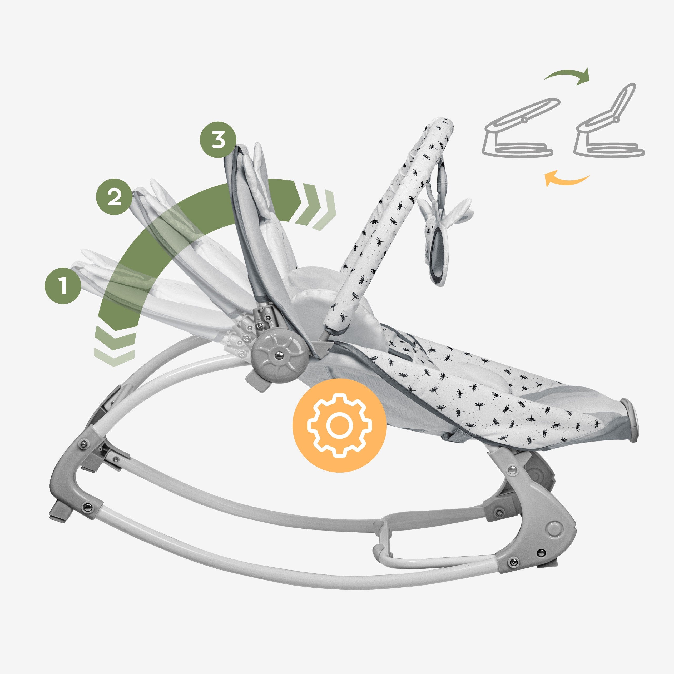 Tulano Cloe 35 Rabbit Hüpfburg-Schaukel 