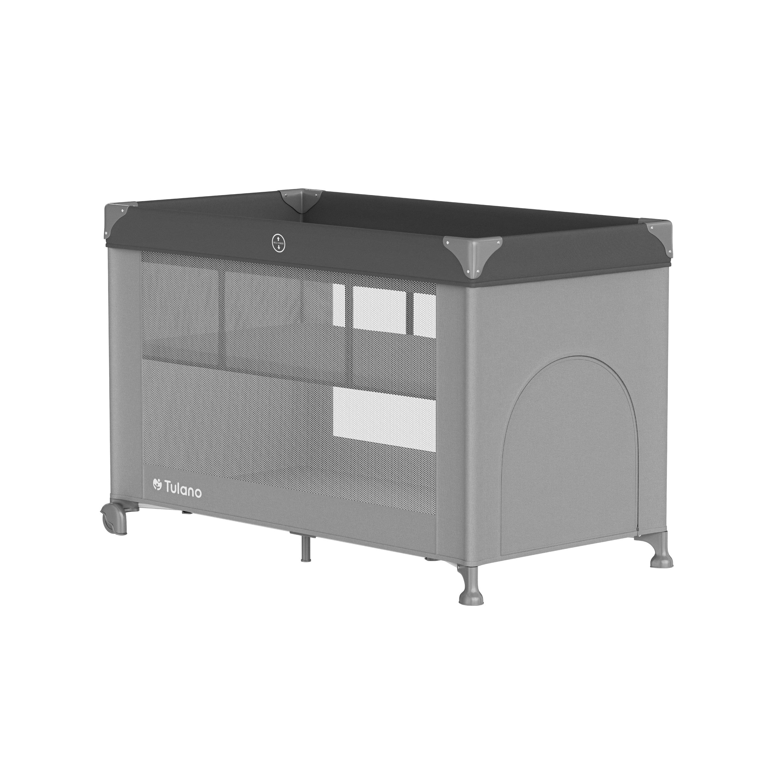 Tulano Dream 40 Graues 2-in-1 Zwei-Ebenen-Reisebett 