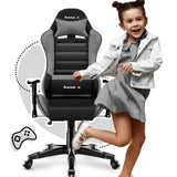 HUZARO RANGER 6.0 Grauer Mesh-Gaming-Stuhl für Kinder 