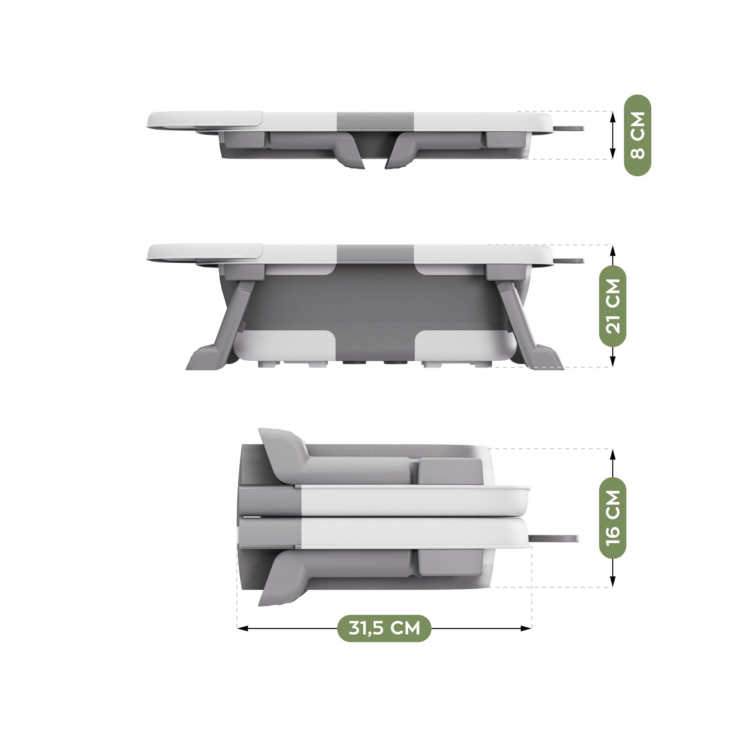 Tulano Bathe 25 faltbare Badewanne 