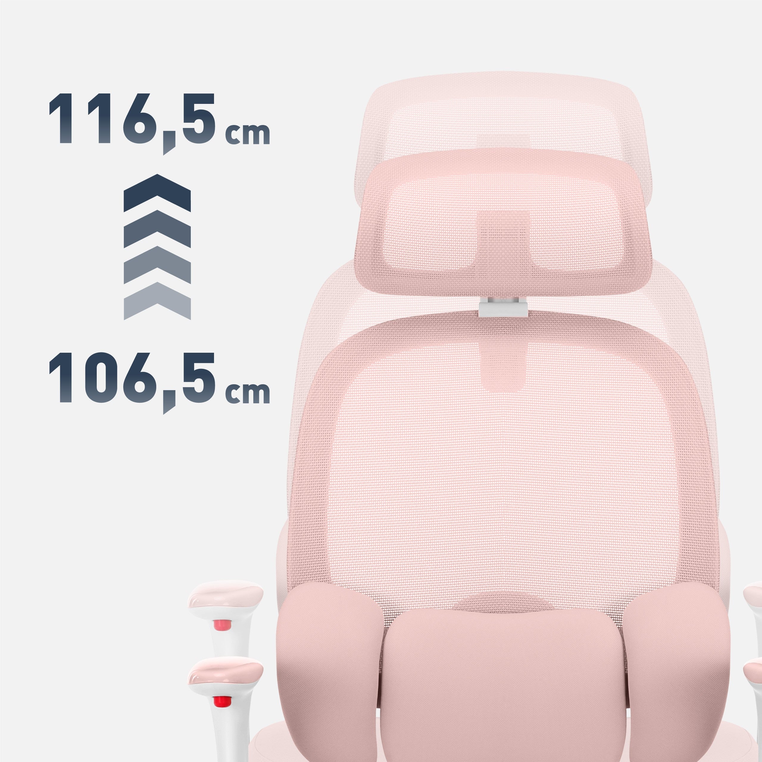 Mark Adler Junior 6.3 Rosa ergonomischer Kinderstuhl 