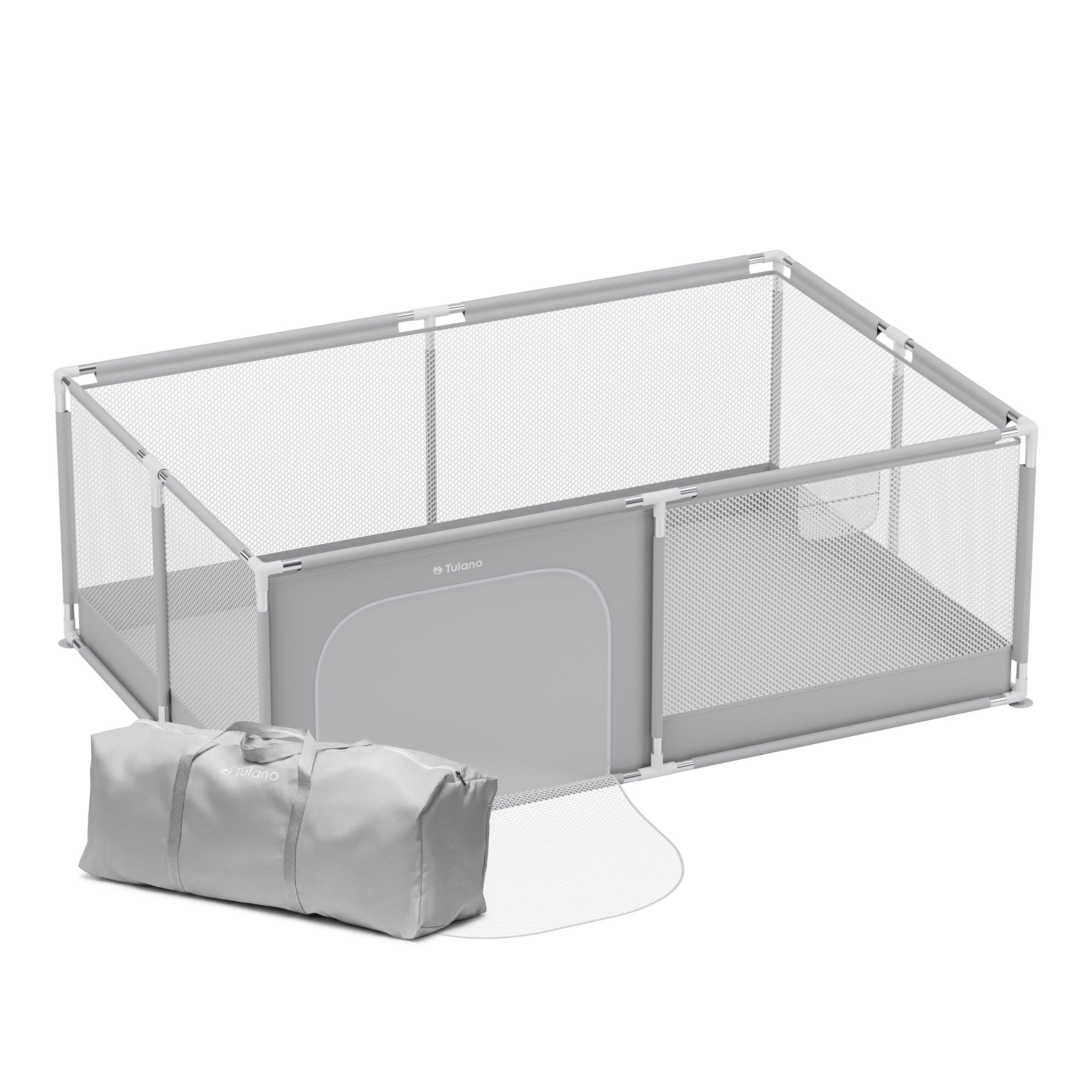 Tulano Cozy 22 Laufstall Grau - 180 cm 