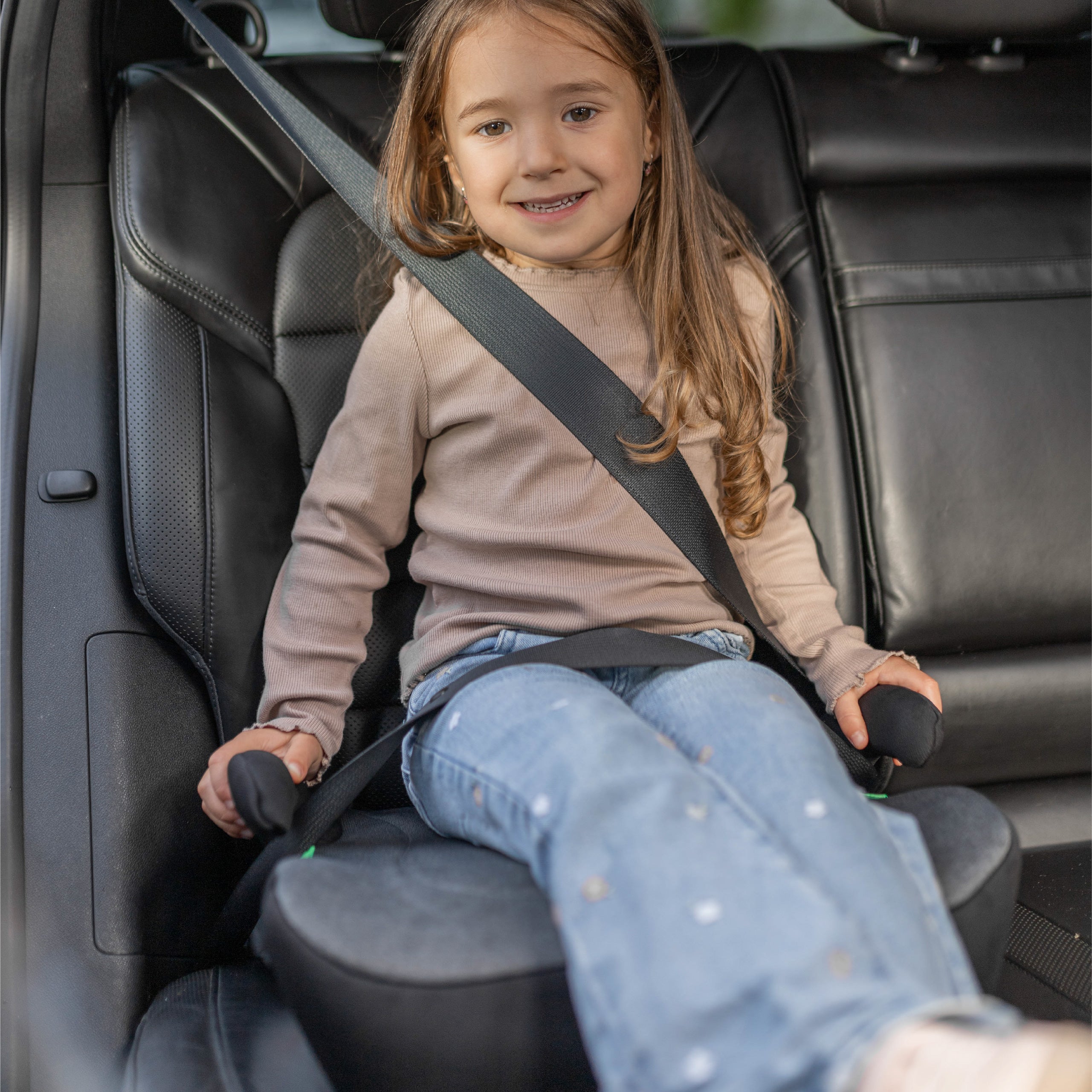 Tulano Cabby 20 Grauer Kindersitz für Autos, 125-150 cm, Größe I 