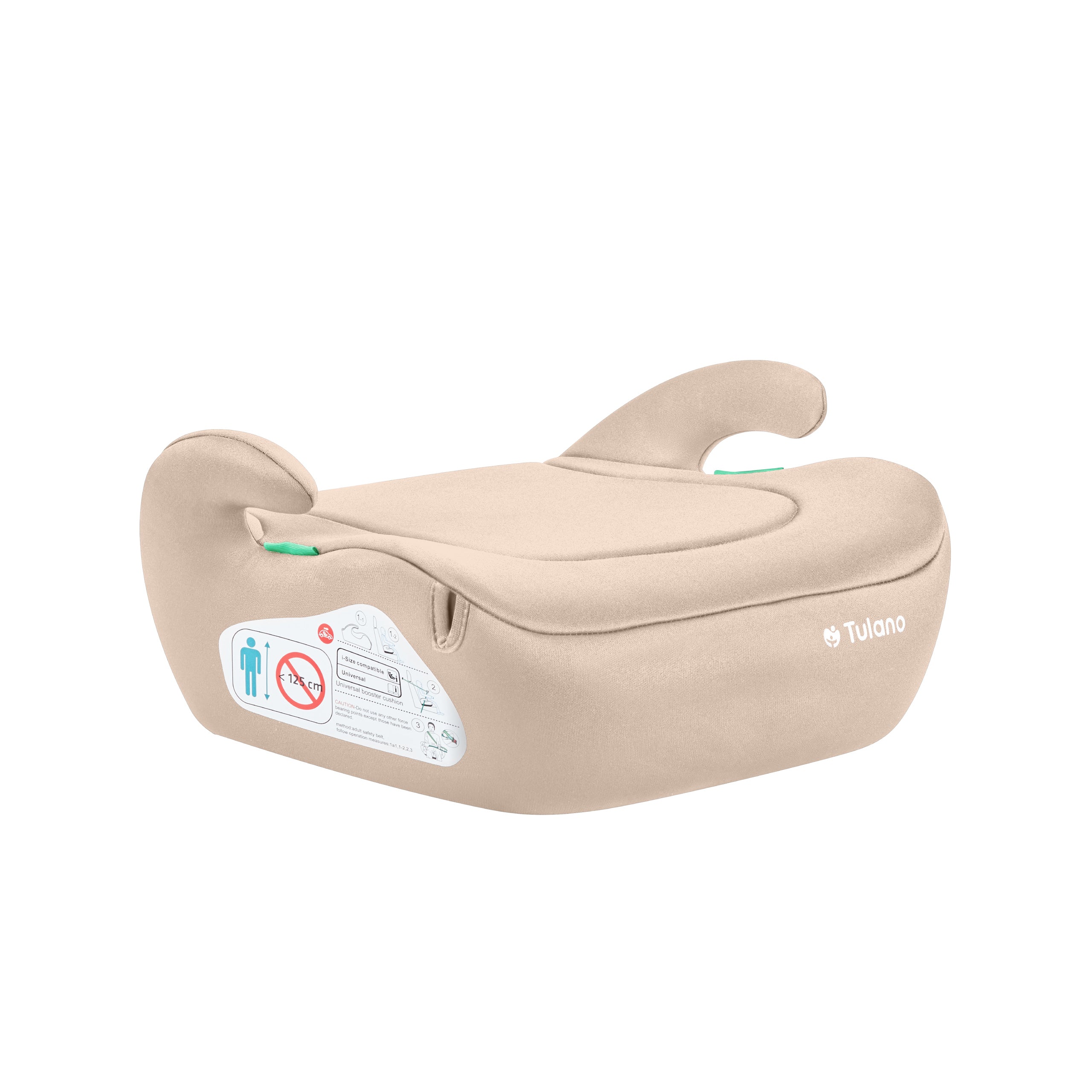 Tulano Cabby 20 Beige Kindersitz für Autos, 125-150 cm, Größe I 