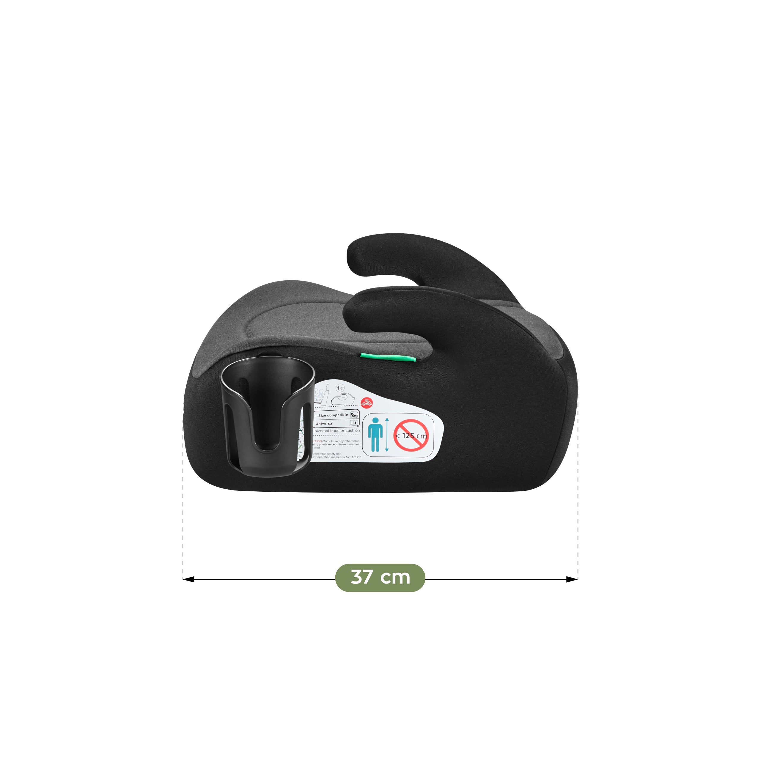 Tulano Cabby 20 Grauer Kindersitz für Autos, 125-150 cm, Größe I 