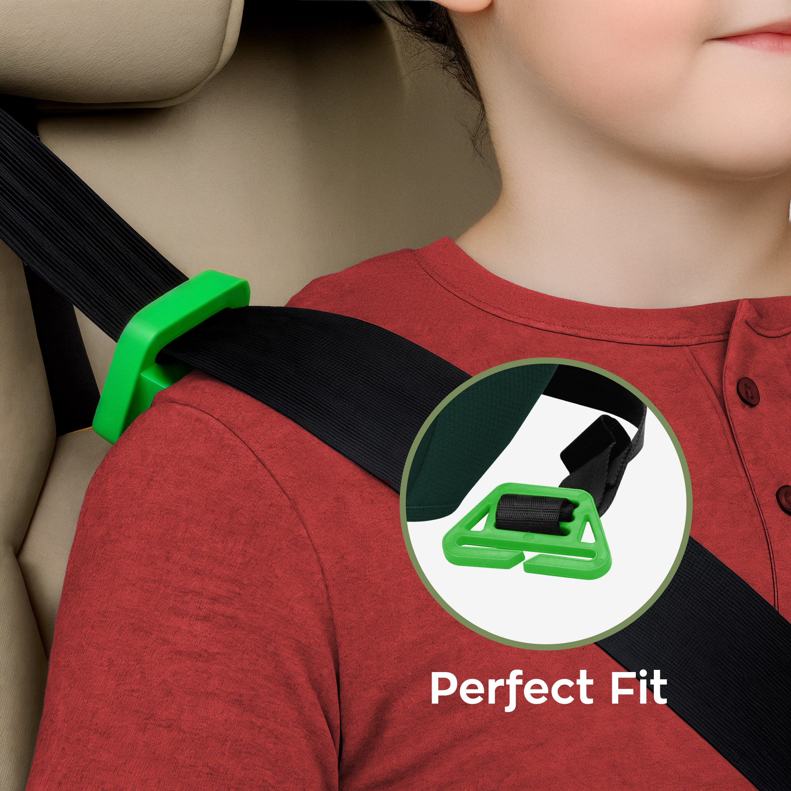 Tulano Cabby 25 Grüner Kindersitz für Autos, 125-150 cm, Größe I 